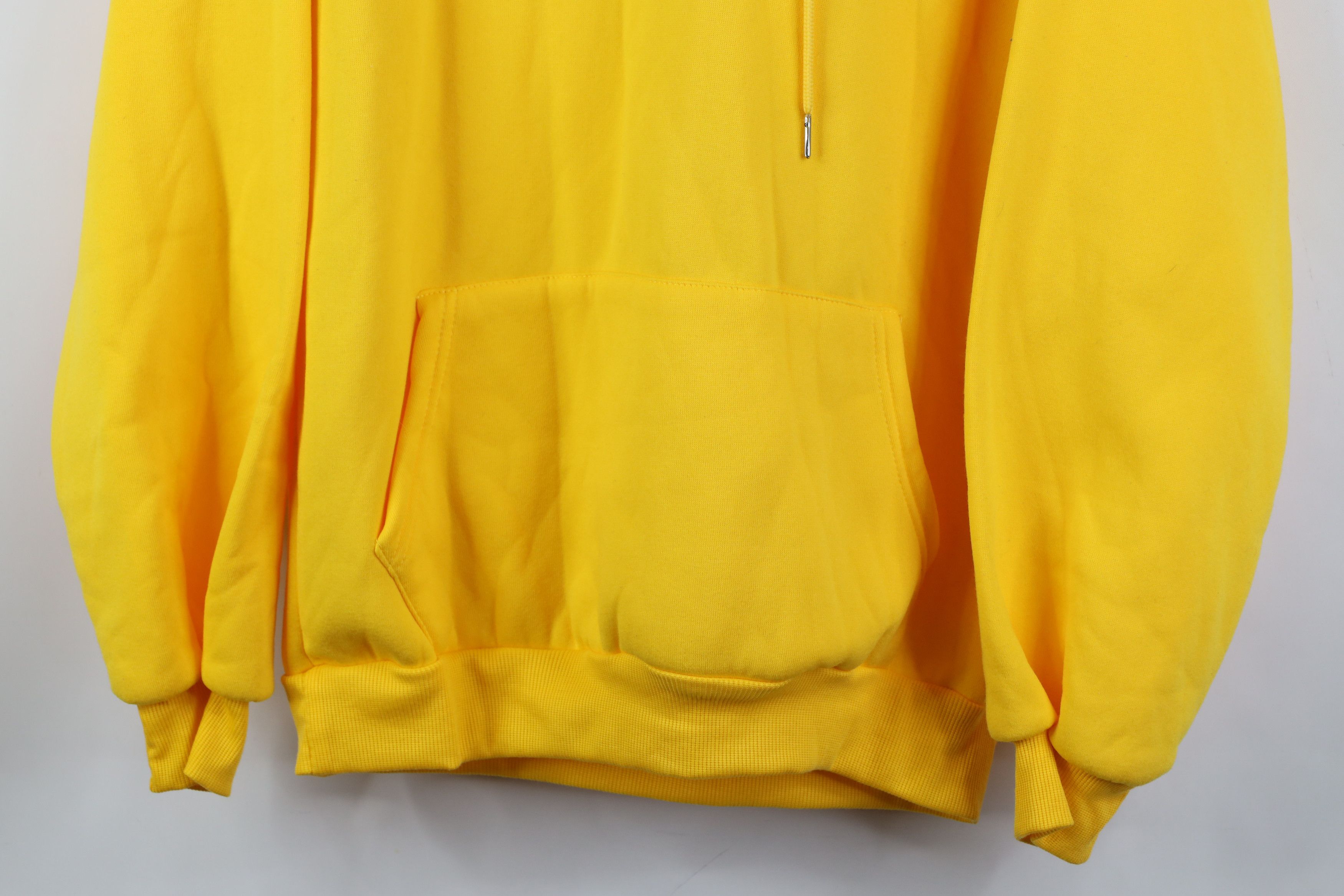 Vintage Vintage 90s Y2K Streetwear Thick Hoodie Sweatshirt Yellow Size US S / EU 44-46 / 1 - 3 Thumbnail