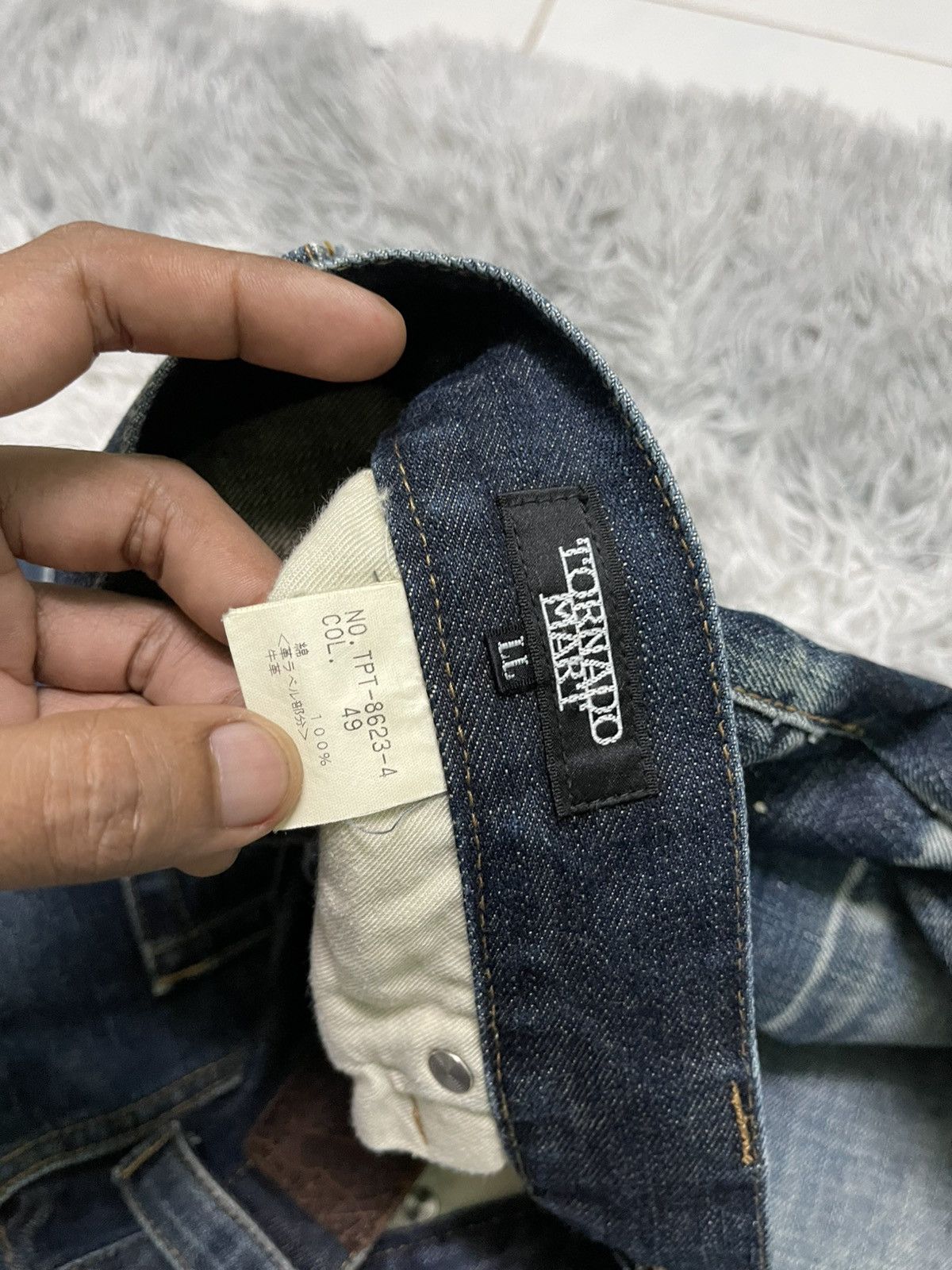 Tornado Mart 2000s TORNADO MART JAPAN SPLASH PAINT DISTRESSED JEANS Size US 34 / EU 50 - 10 Thumbnail