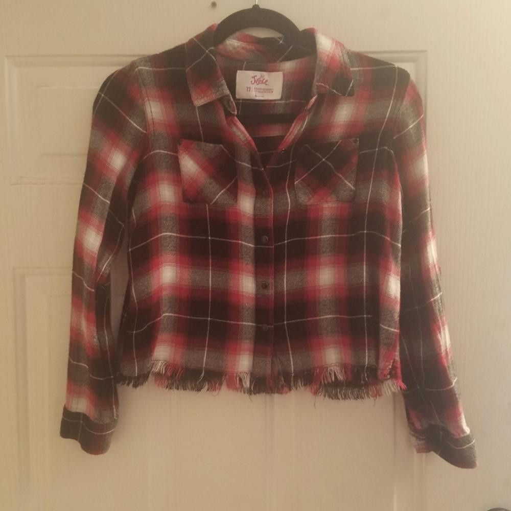 Designer Justice Flannel Shirt Size 12 Size US XXS / EU 40 - 1 Thumbnail