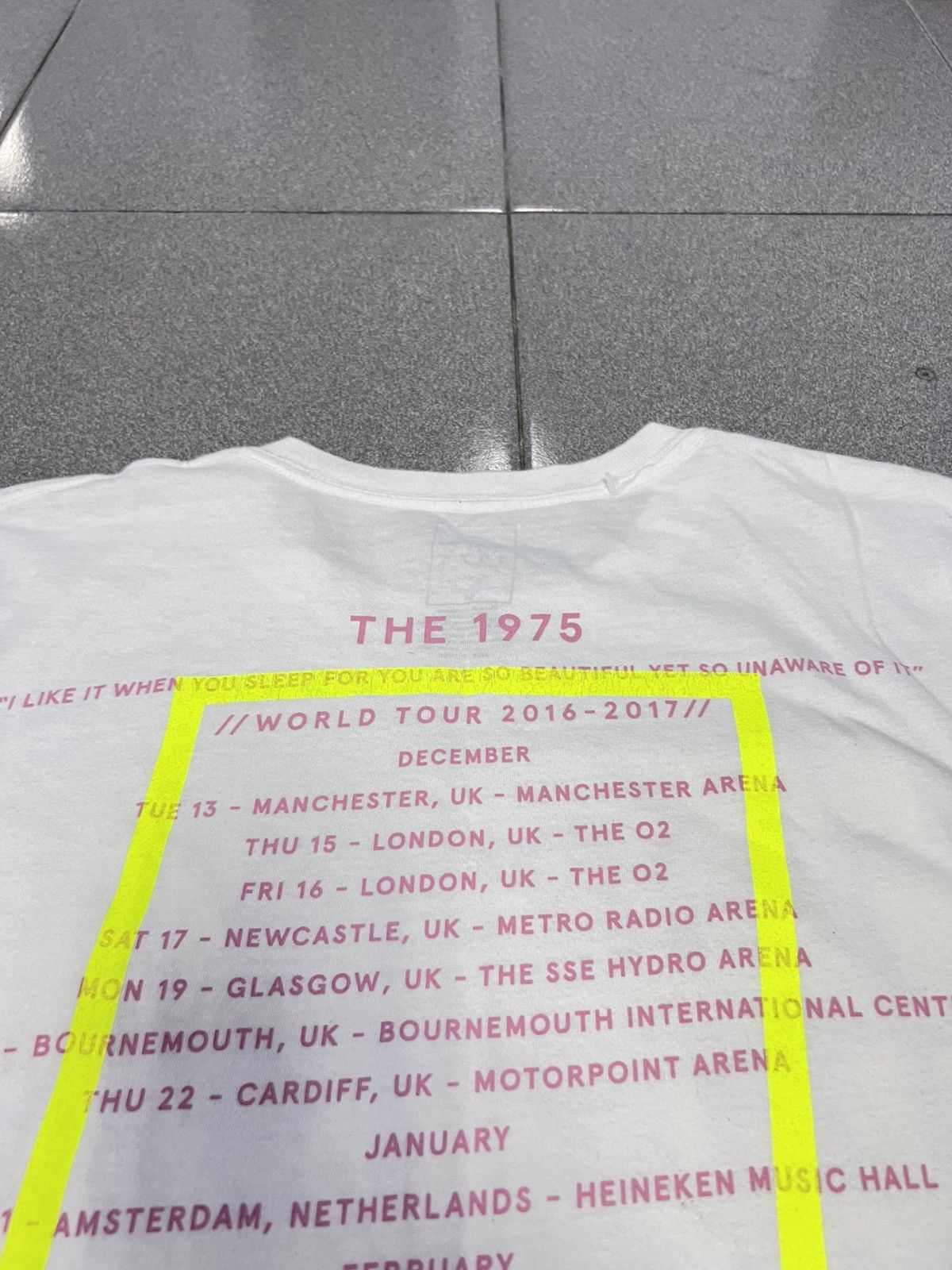 The 1975 The 1975 2016 World Tour Alternative Band Tshirt Size US M / EU 48-50 / 2 - 4 Thumbnail