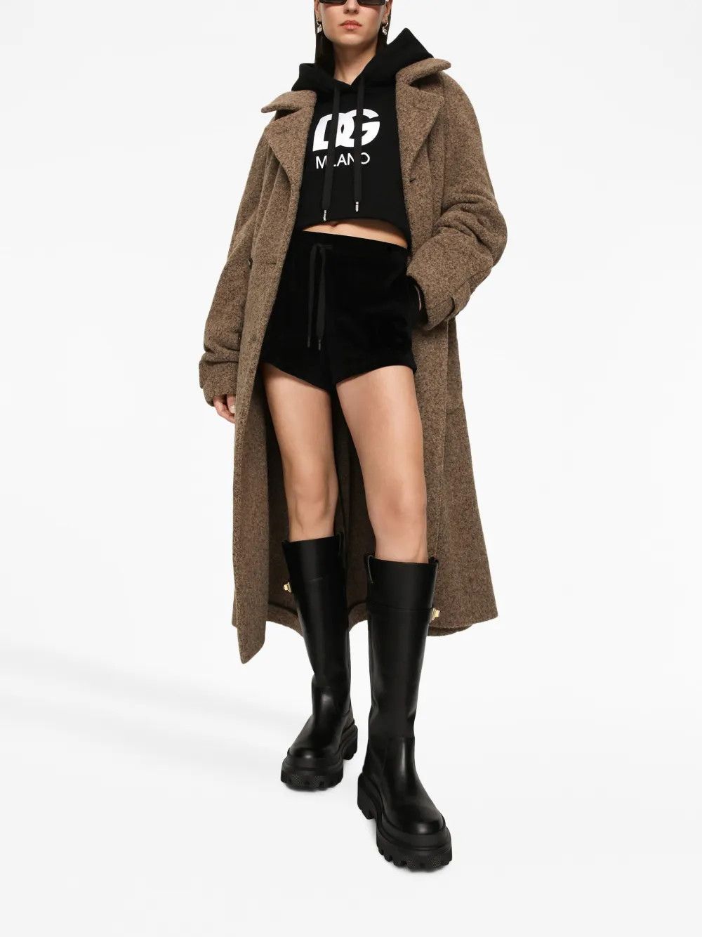 Dolce & Gabbana o1y0825 Overcoat in Brown Size M / US 6-8 / IT 42-44 - 5 Thumbnail