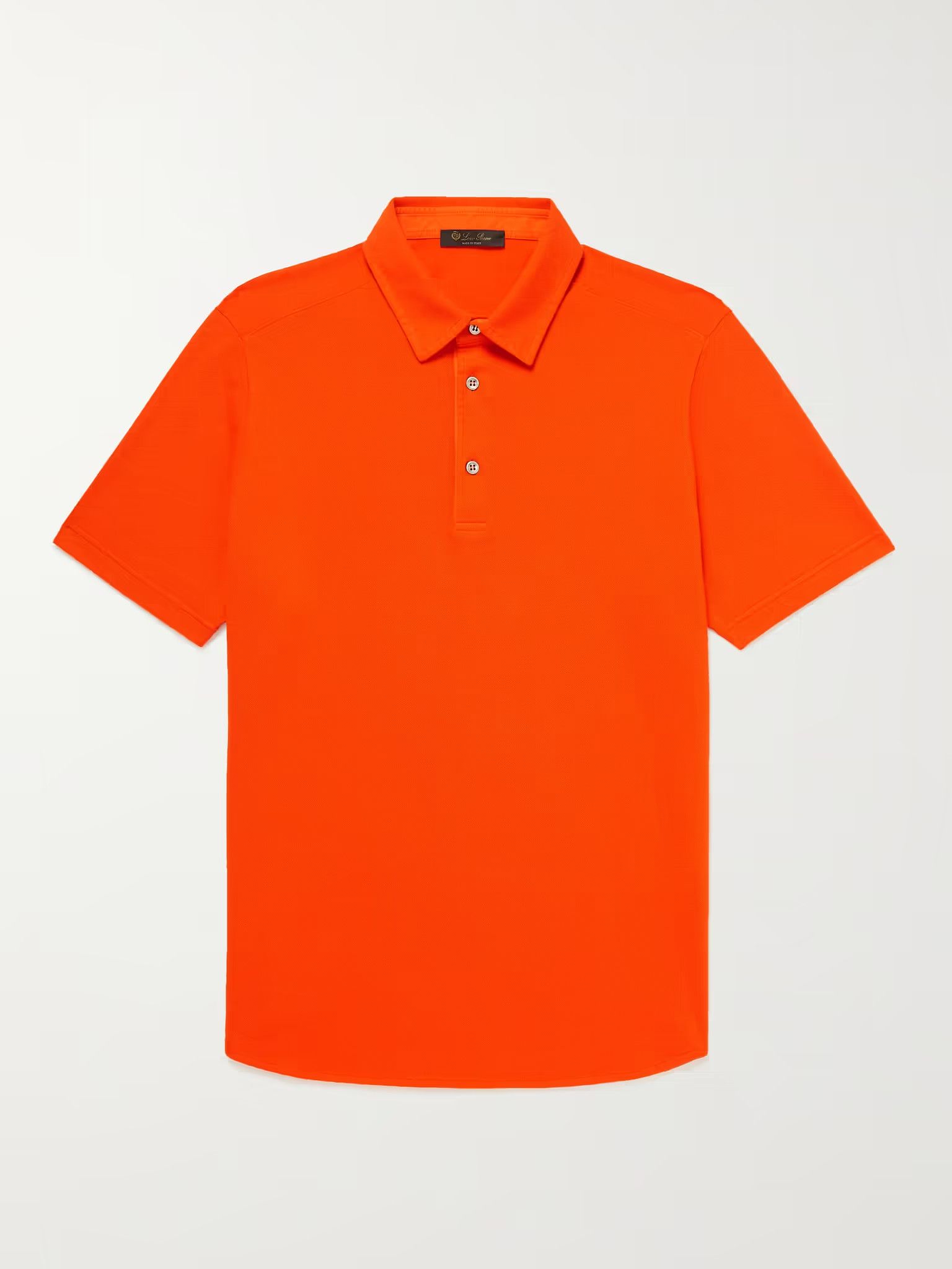 o1w1db10224 Polo Shirts in Cayenne Orange
