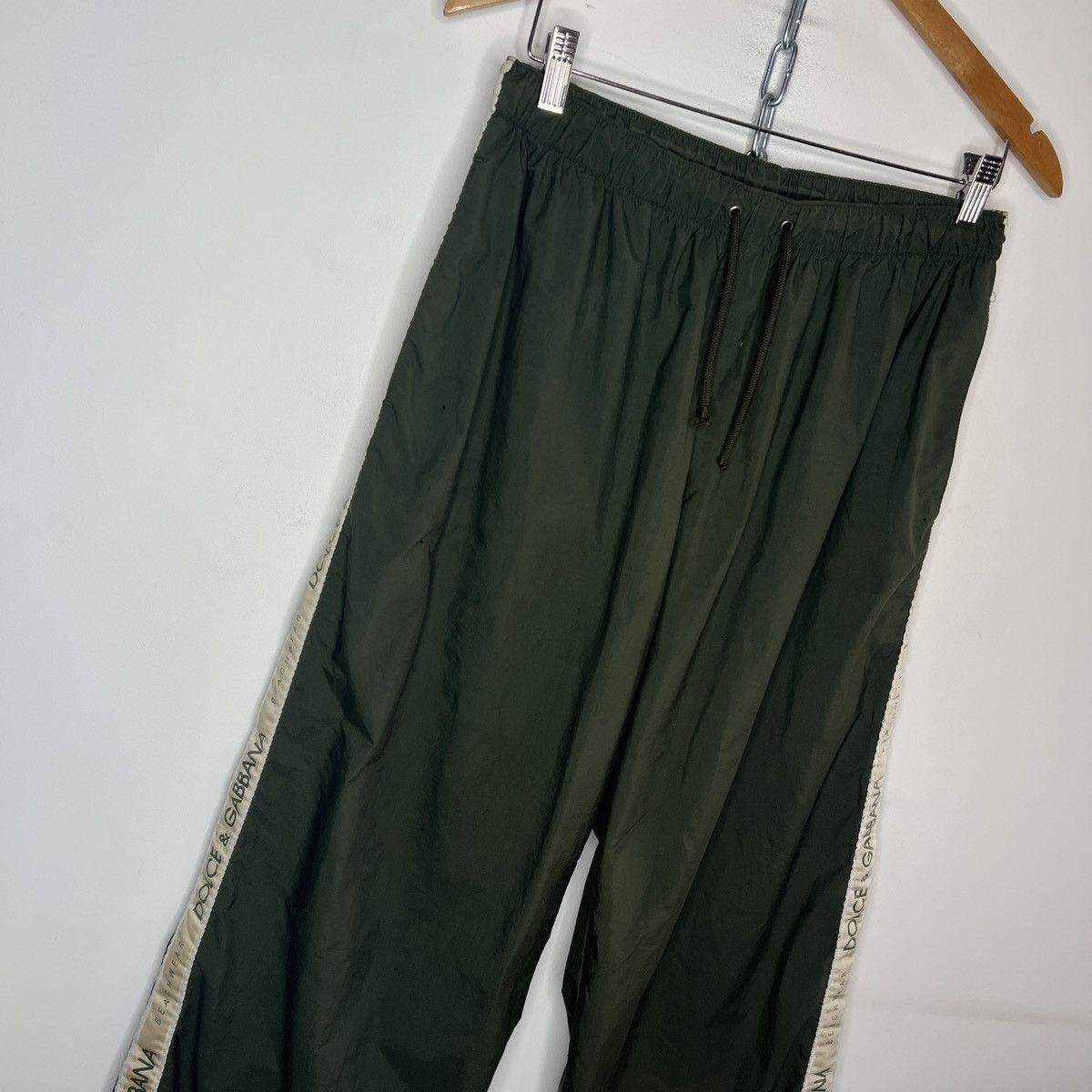 Dolce & Gabbana Dolce & Gabanna Khaki Green Parachute Pants. Size 27" / US 4 / IT 40 - 3 Thumbnail
