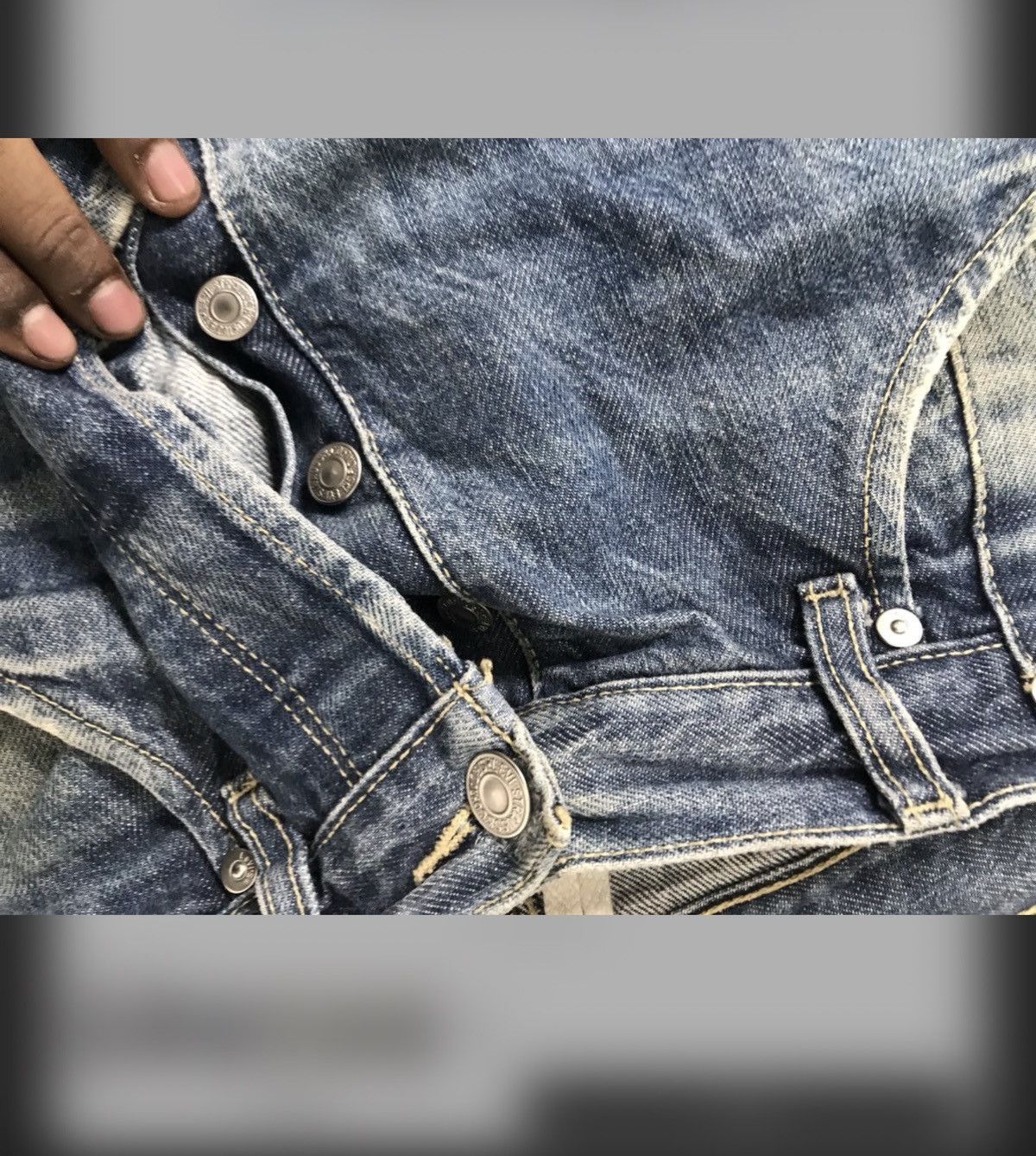 Levi's Vintage Levi’s engineer jeans denim Size US 34 / EU 50 - 6 Thumbnail