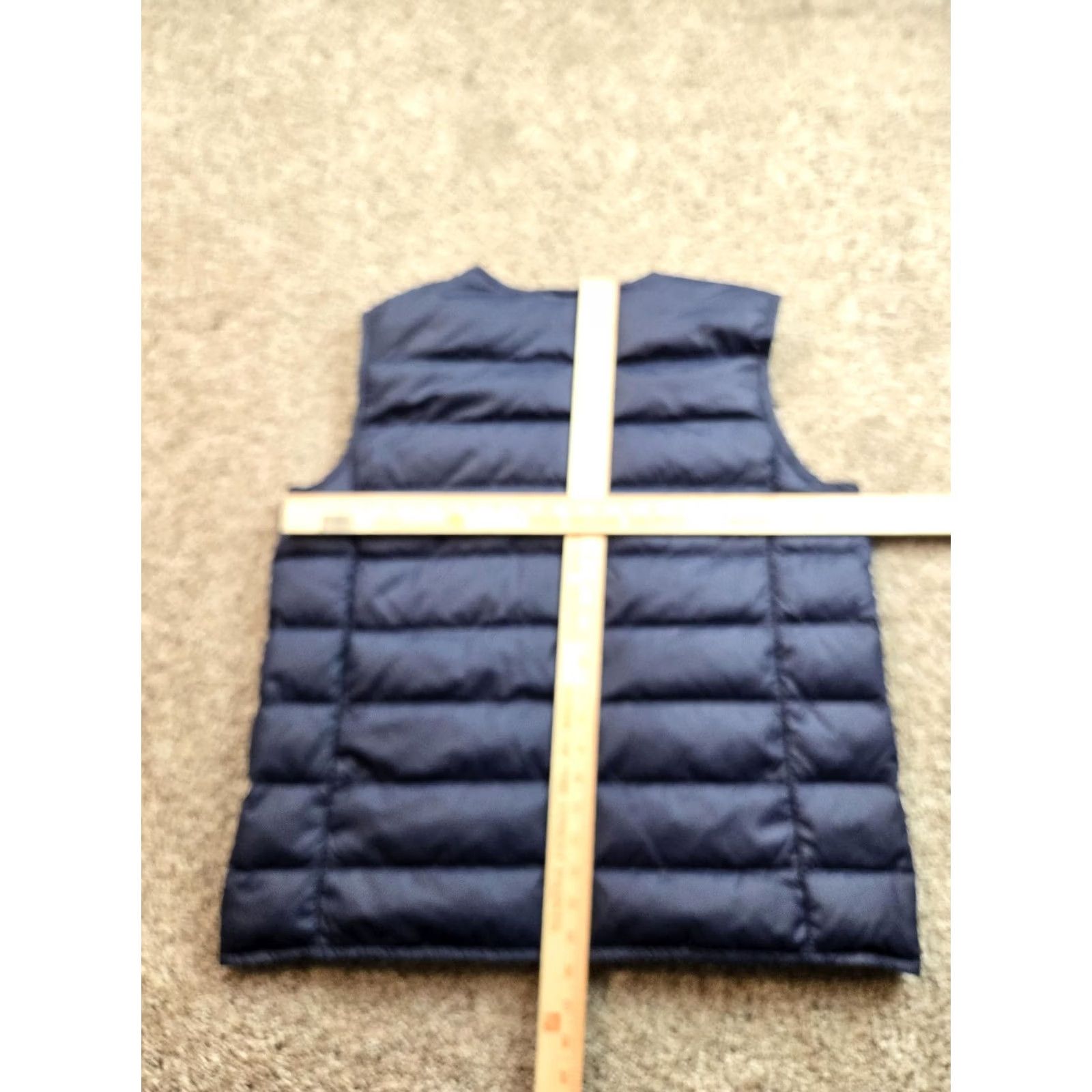 Outdoor Voices Outdoor Voices Puffer Vest Mens M Blue Down Quilted Snaps Front Pockets Vest Size US M / EU 48-50 / 2 - 6 Thumbnail