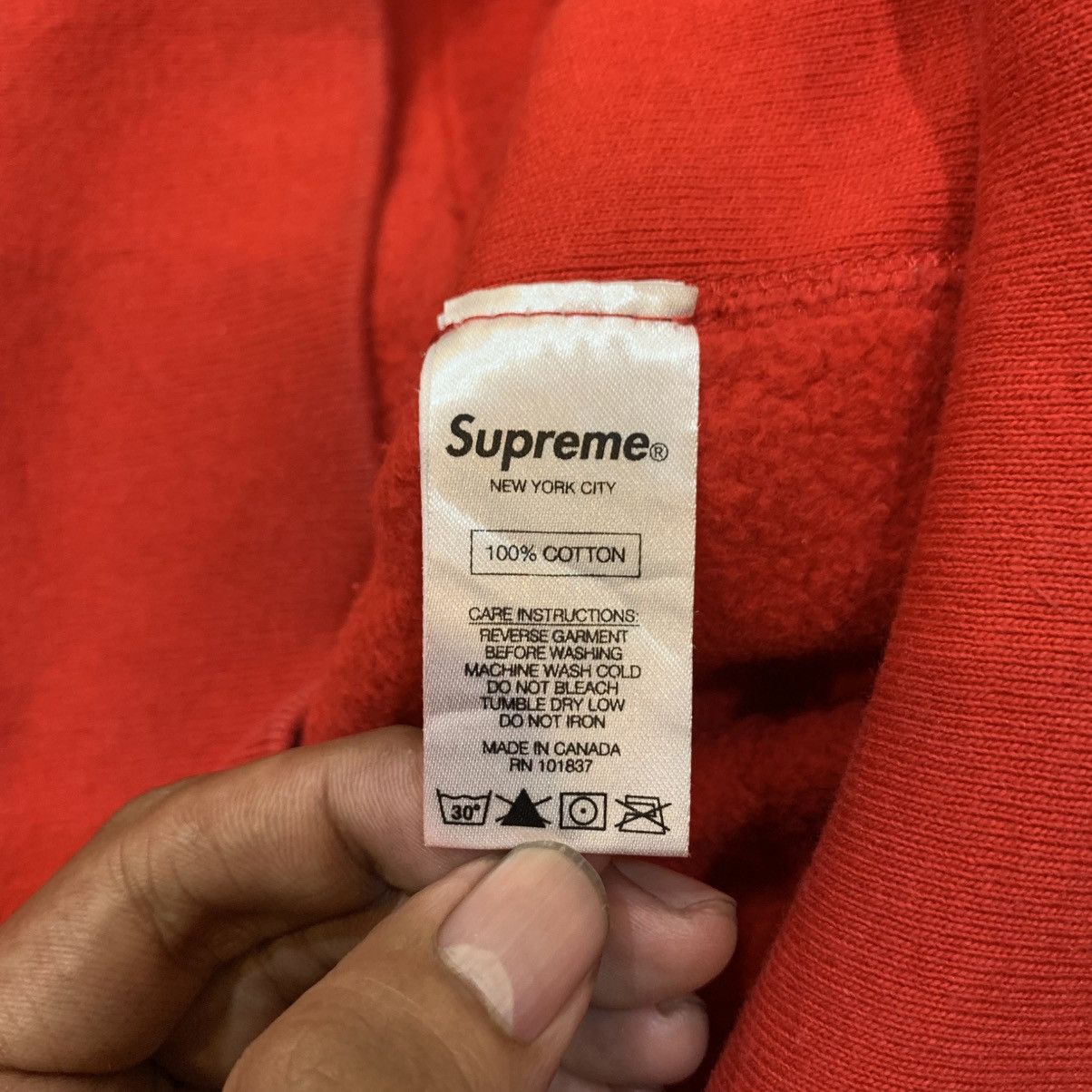 Supreme Supreme S Logo FW15 Hoodie Red Size US M / EU 48-50 / 2 - 10 Thumbnail