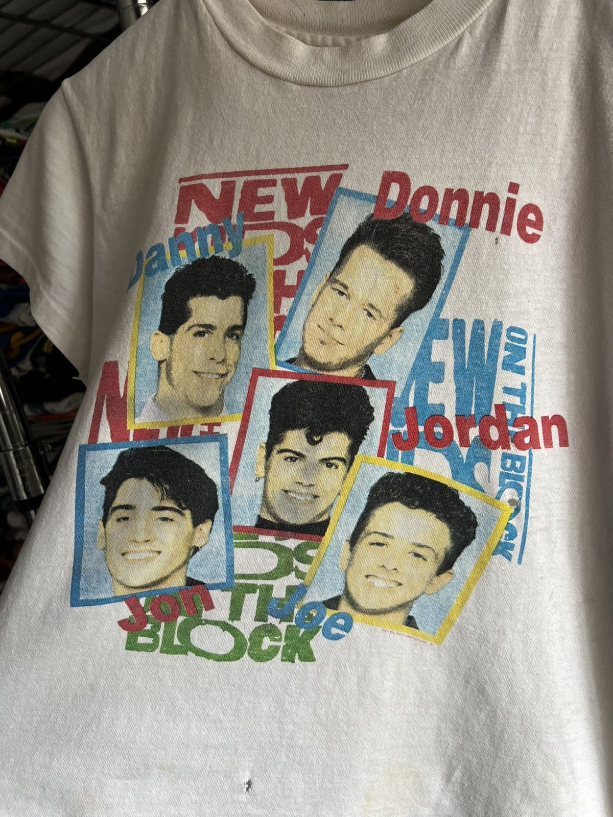 Band Tees Youth 80s New Kids In The Block Single Stitch Tee Size US XXS / EU 40 - 2 Thumbnail