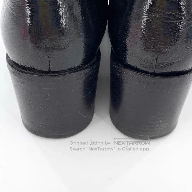 Chanel Chanel Black leather lace-up casual thick-heeled boots Size US 6.5 / IT 36.5 - 9 Thumbnail