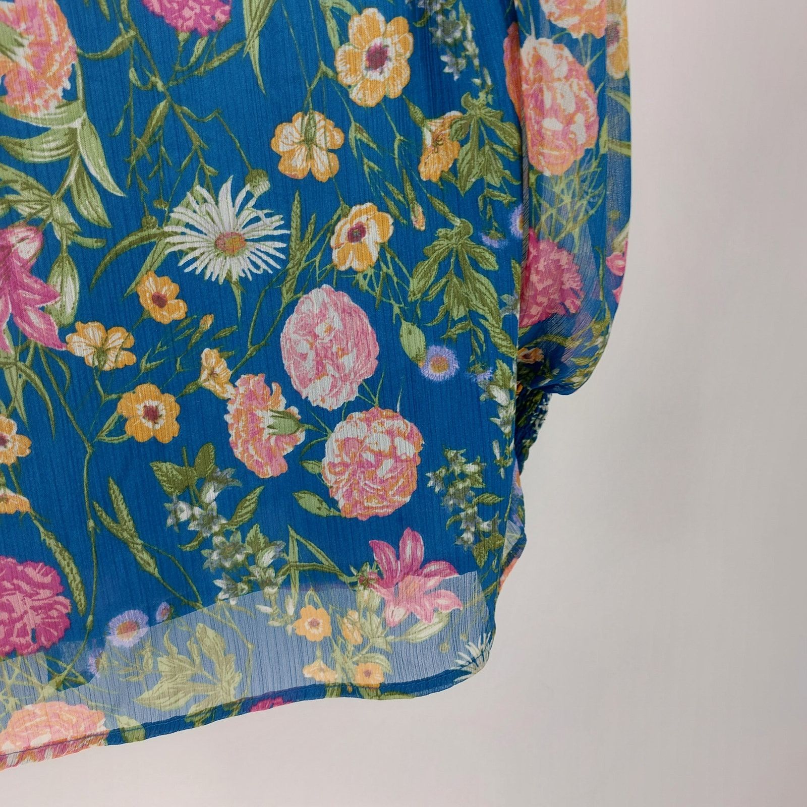Other Terra & Sky Womens Floral Blouse 1X Spring Polyester Easter Size XXL / US 16-18 / IT 52-54 - 13 Thumbnail