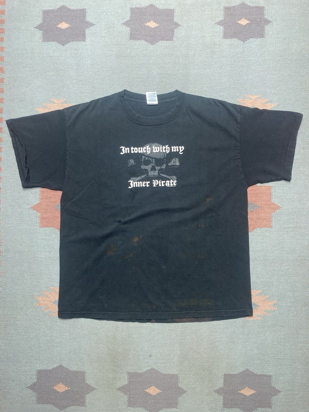 Vintage y2k t shirt fashion victim pirate skull faded distressed XL Size US XL / EU 56 / 4 - 1 Thumbnail