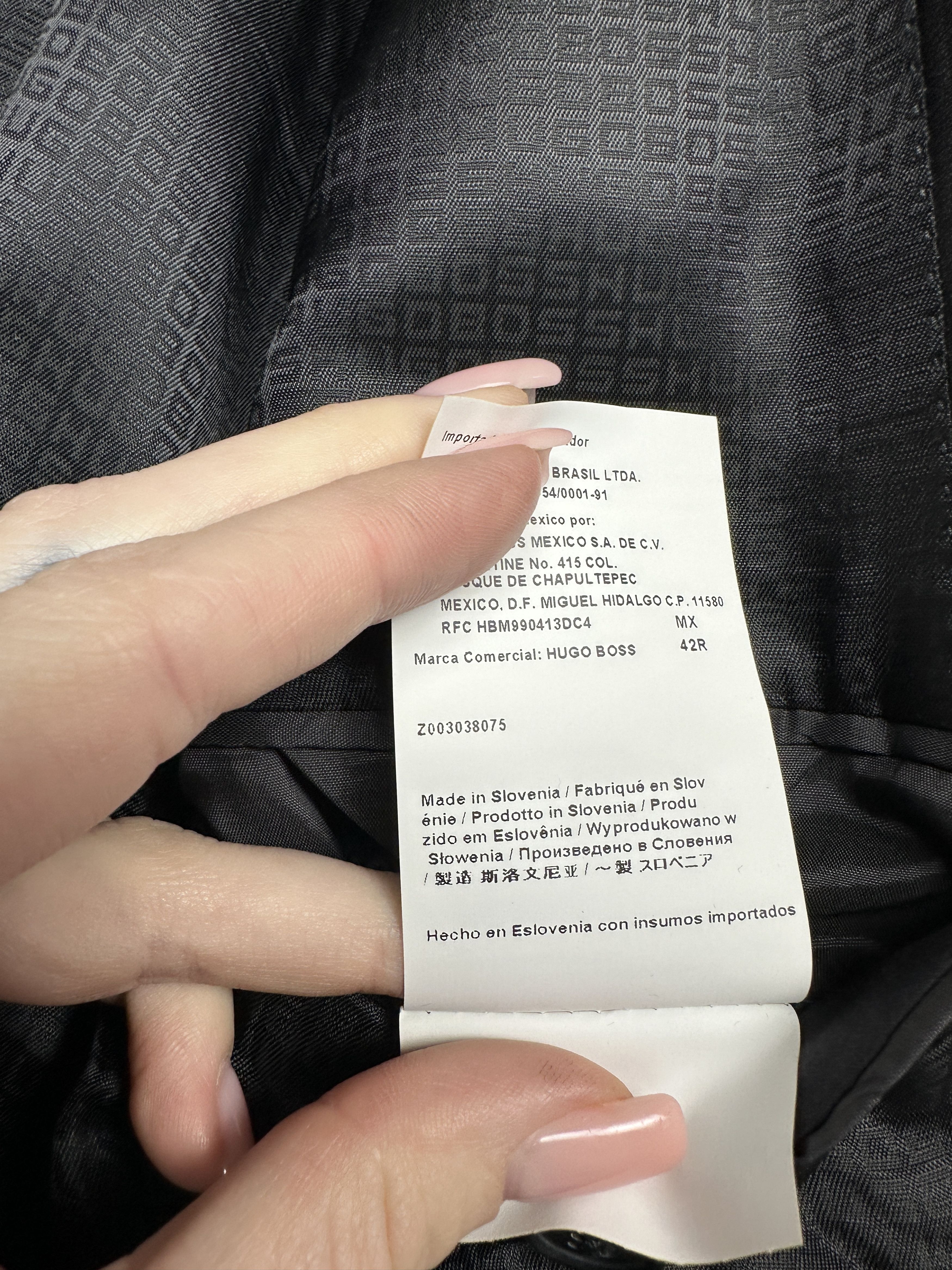 Hugo Boss Lanificio Tesse Biella For HUGO BOSS Wool Suit Blazer + Pant Size 42R - 8 Thumbnail