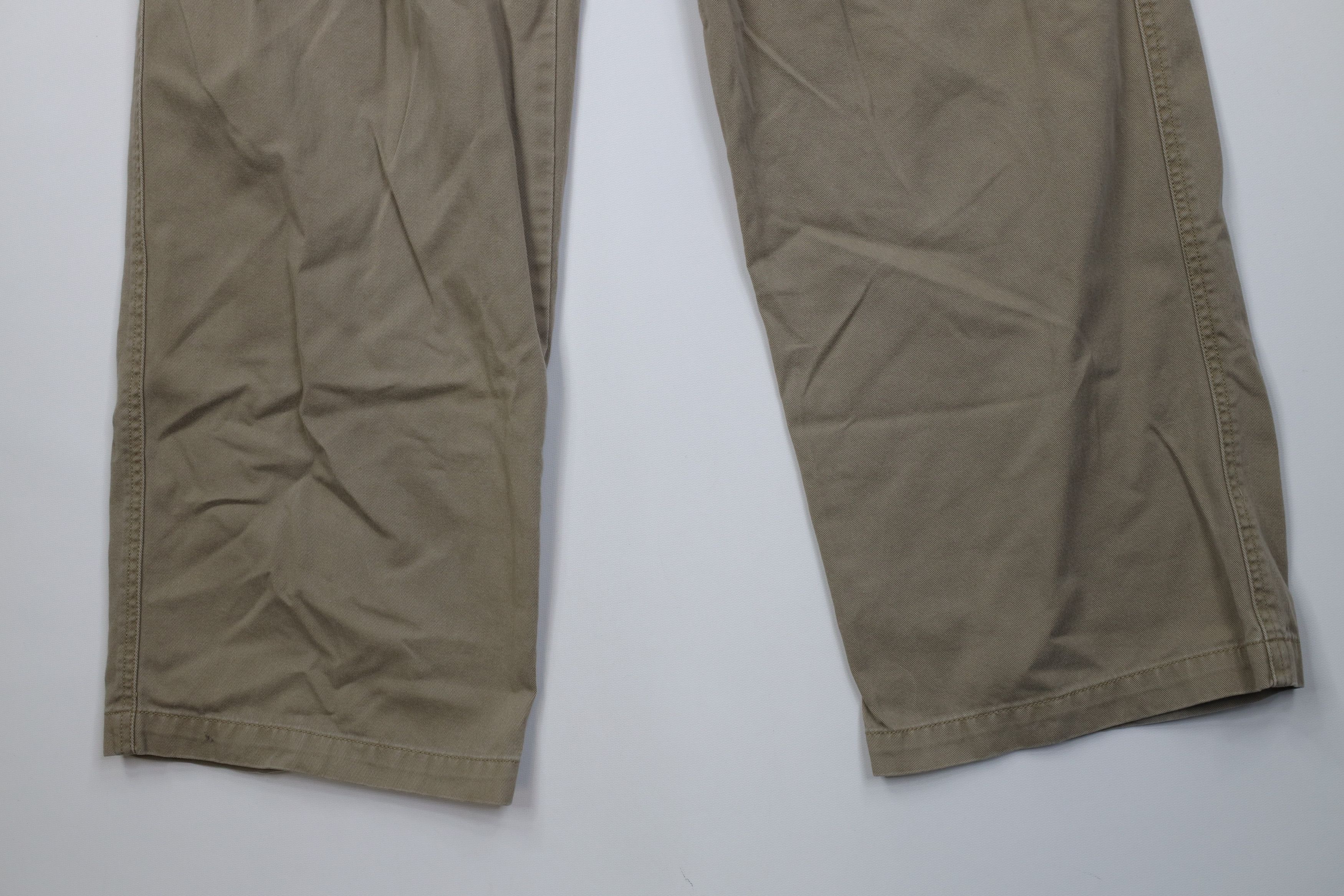 Aeropostale Vintage 90s Y2K Aeropostale Baggy Wide Leg Cargo Pants Beige Size US 36 / EU 52 - 4 Thumbnail