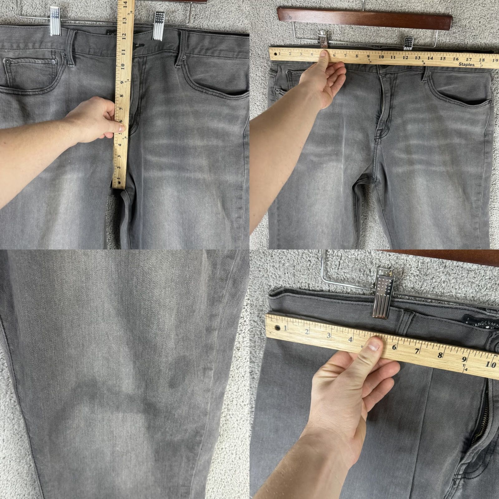Lucky Brand Lucky Brand Jeans Mens 40x32 Gray 221 Original Straight Denim Casual Pants Jeans Size US 40 / EU 56 - 8 Thumbnail