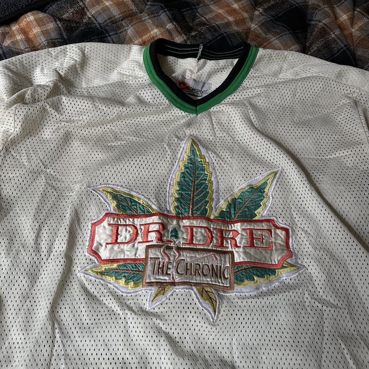 Vintage Rare Vintage Dr Dre The Chronic Weed Rap Hockey Jersey Shirt Size US L / EU 52-54 / 3 - 4 Thumbnail