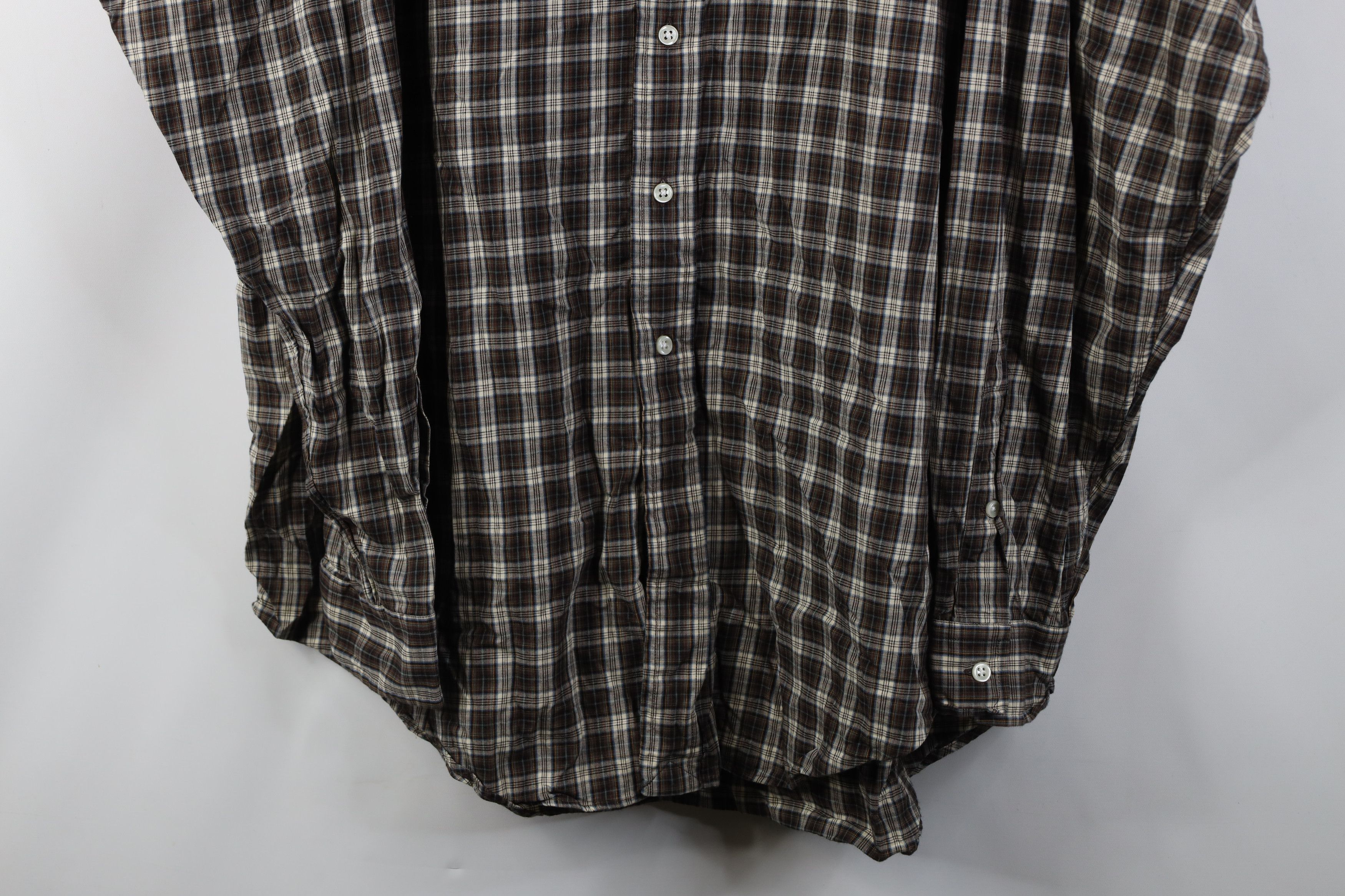 Vintage Vintage 90s Streetwear Button Down Shirt Earth Tone Plaid Size US XL / EU 56 / 4 - 3 Thumbnail