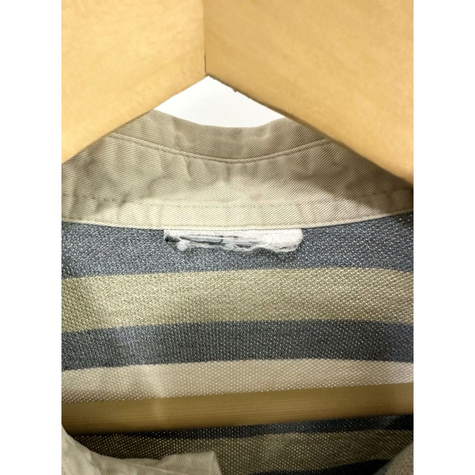 Lacoste VTG Lacoste Men's Striped Pistachios Green Alligator Rugby Long Sleeve Shirt L Size US L / EU 52-54 / 3 - 4 Thumbnail