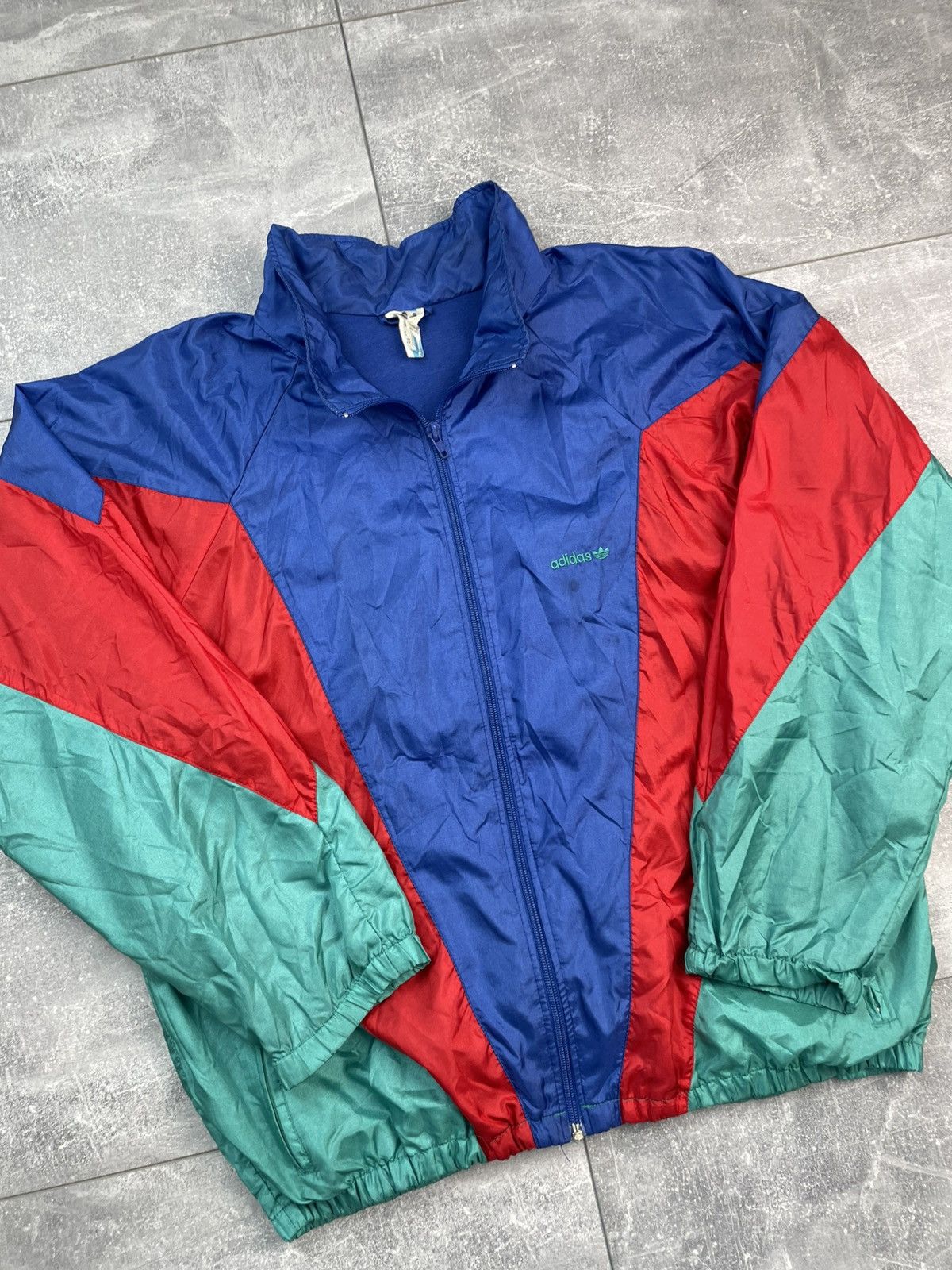 Adidas Adidas Jacket Windbreaker Vintage 80s Sport Size US M / EU 48-50 / 2 - 3 Thumbnail