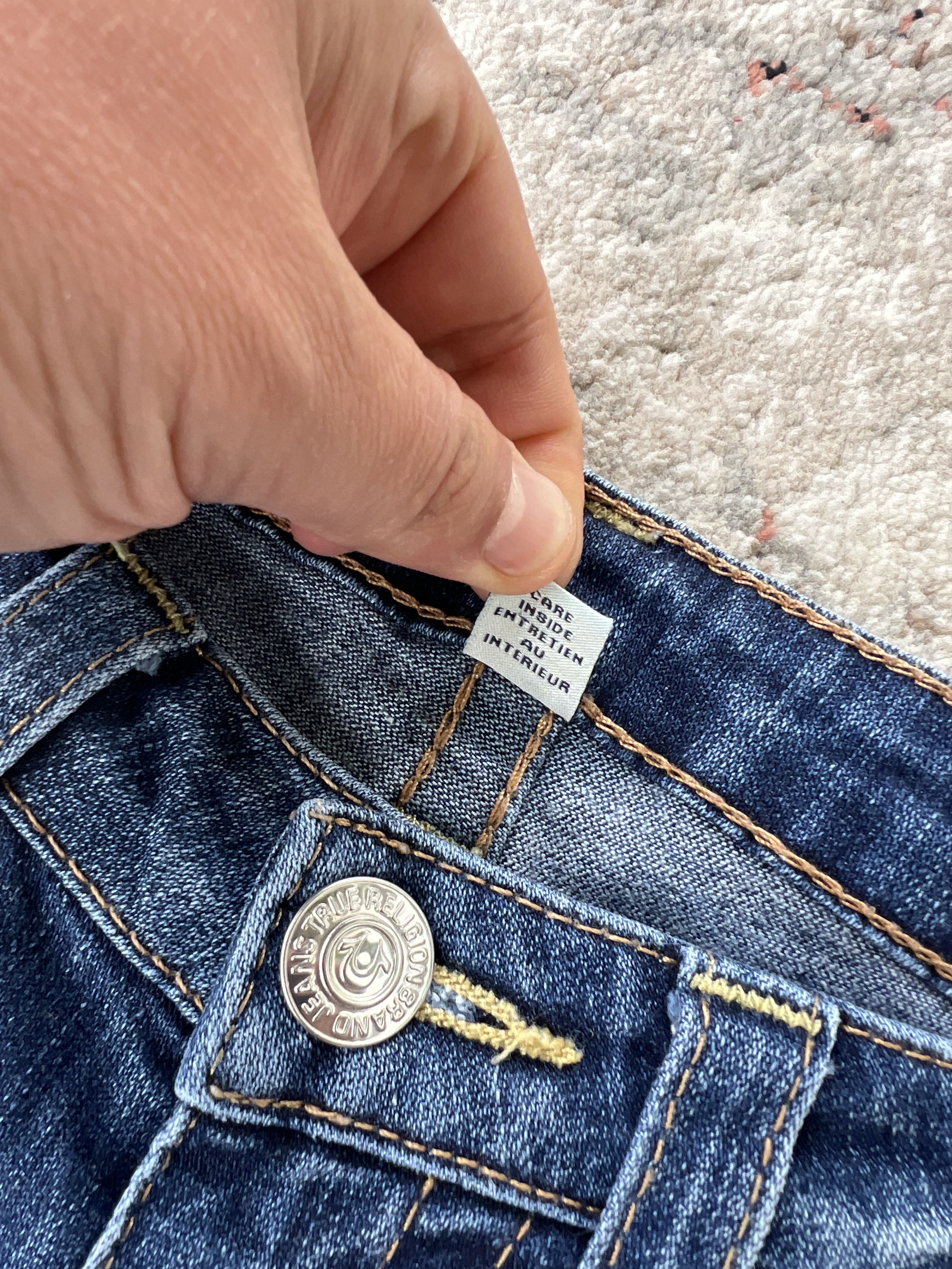 Japanese Brand True Religion Vintage Jeans Size 29" - 8 Thumbnail