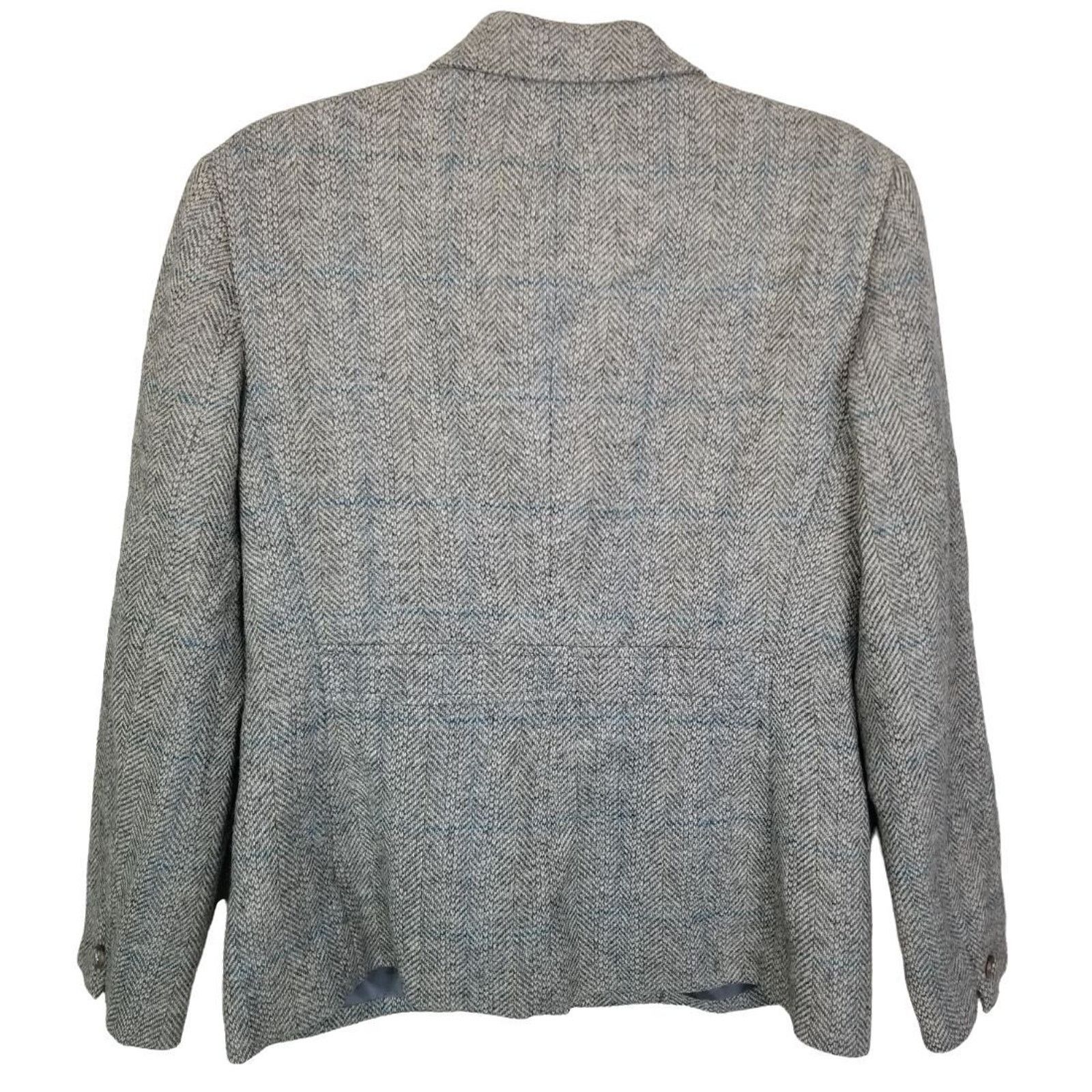 Lauren Ralph Lauren Vintage Lauren Ralph Lauren Shetland Wool Tweed Blazer Sz 6P Size M / US 6-8 / IT 42-44 - 8 Thumbnail