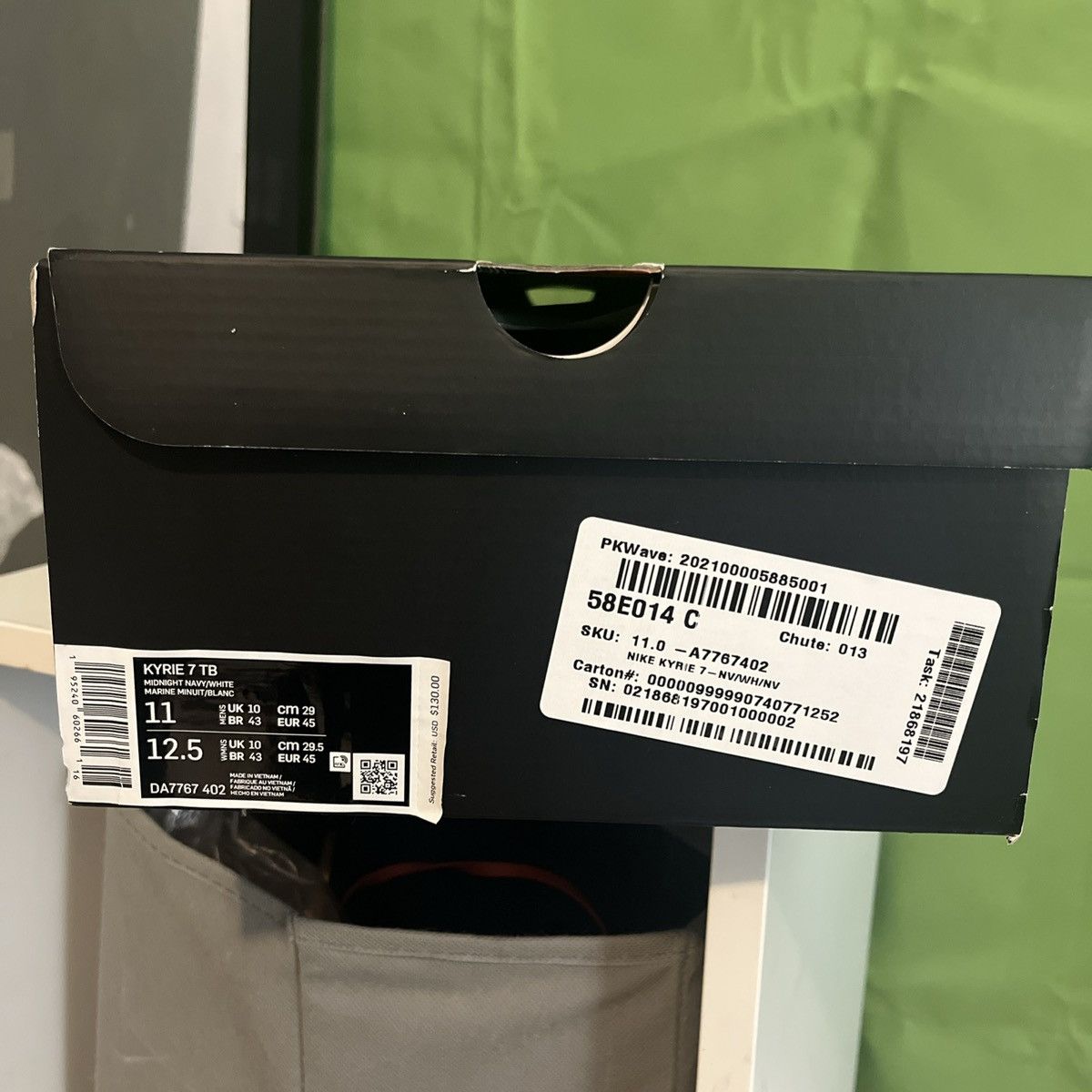 Nike Nike Kyrie 7 TB “Midnight Navy” Size US 11 / EU 44 - 8 Thumbnail