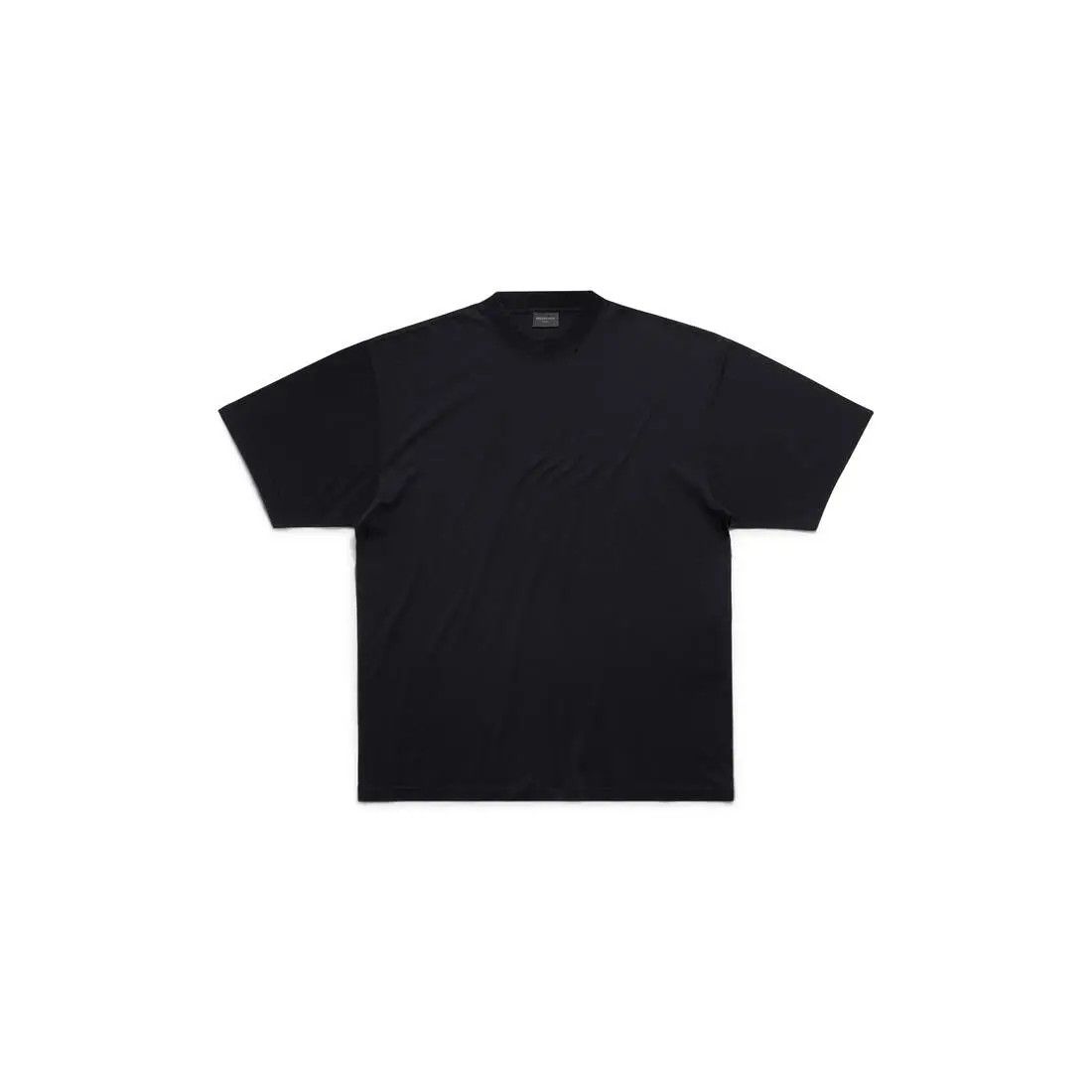 Balenciaga o1la1rc1a0625 T-Shirt Medium Fit in Black Size US L / EU 52-54 / 3 - 1 Thumbnail
