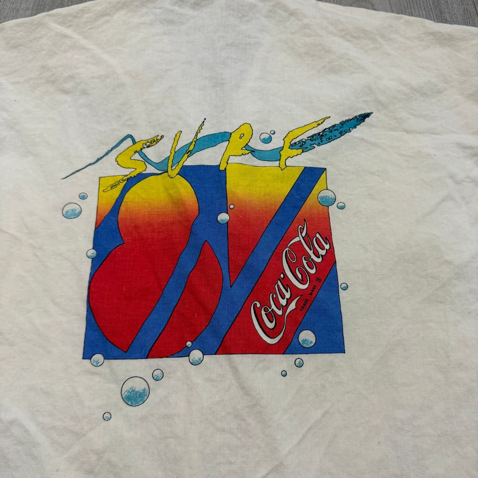 Vintage Vintage Coca Cola Surf Short Sleeve Button Shirt Large Size US L / EU 52-54 / 3 - 6 Thumbnail