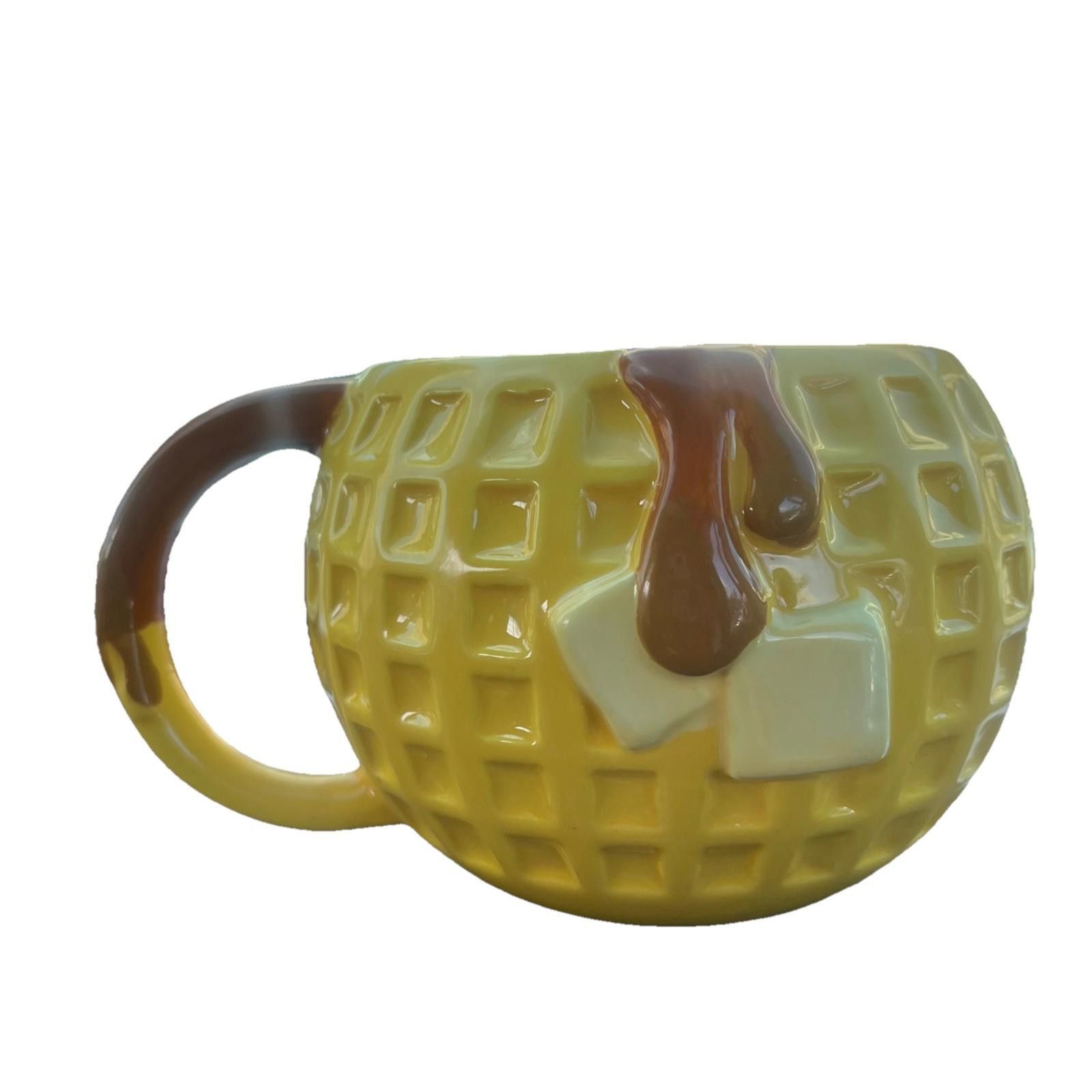 Other Netflix Stranger Things Waffle w/Butter Syrup 18o Yellow Mug Size ONE SIZE - 2 Thumbnail