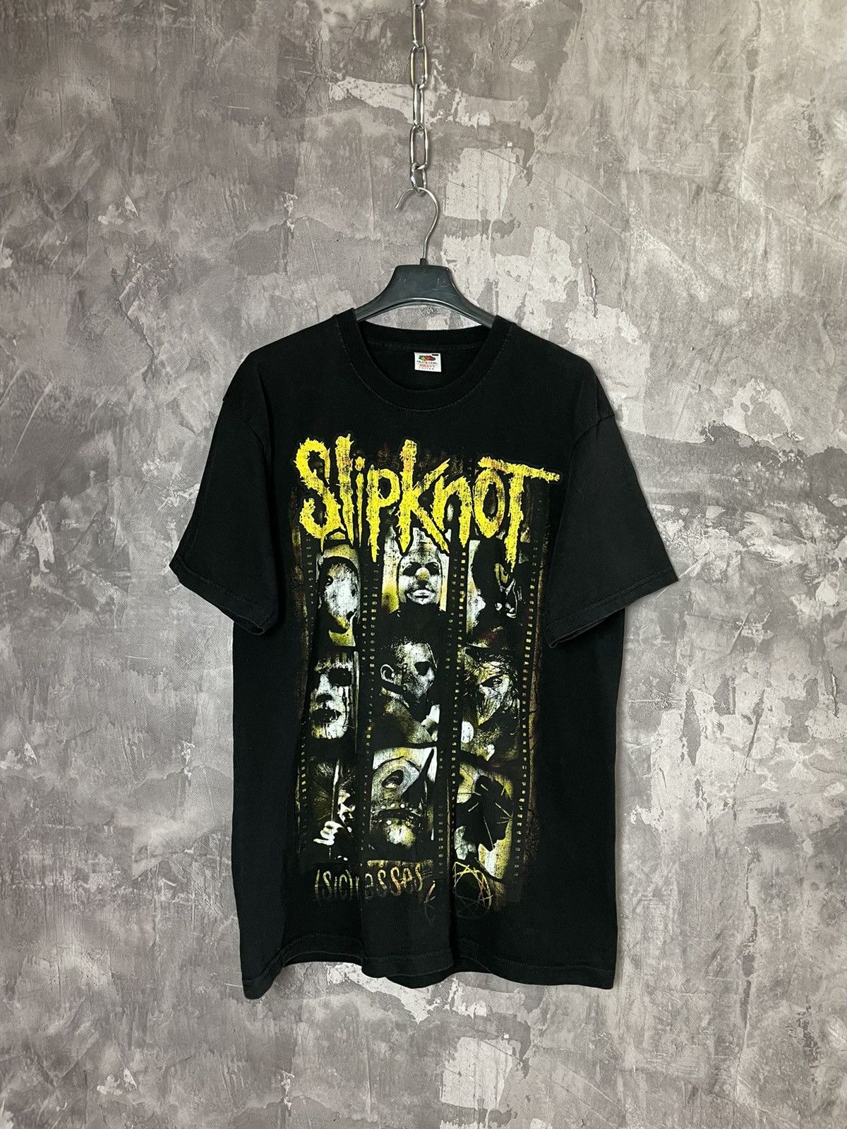 Band Tees × Slipknot × Vintage Vintage SLIPKNOT Printed Masks Band T Shirt Size US L / EU 52-54 / 3 - 1 Thumbnail