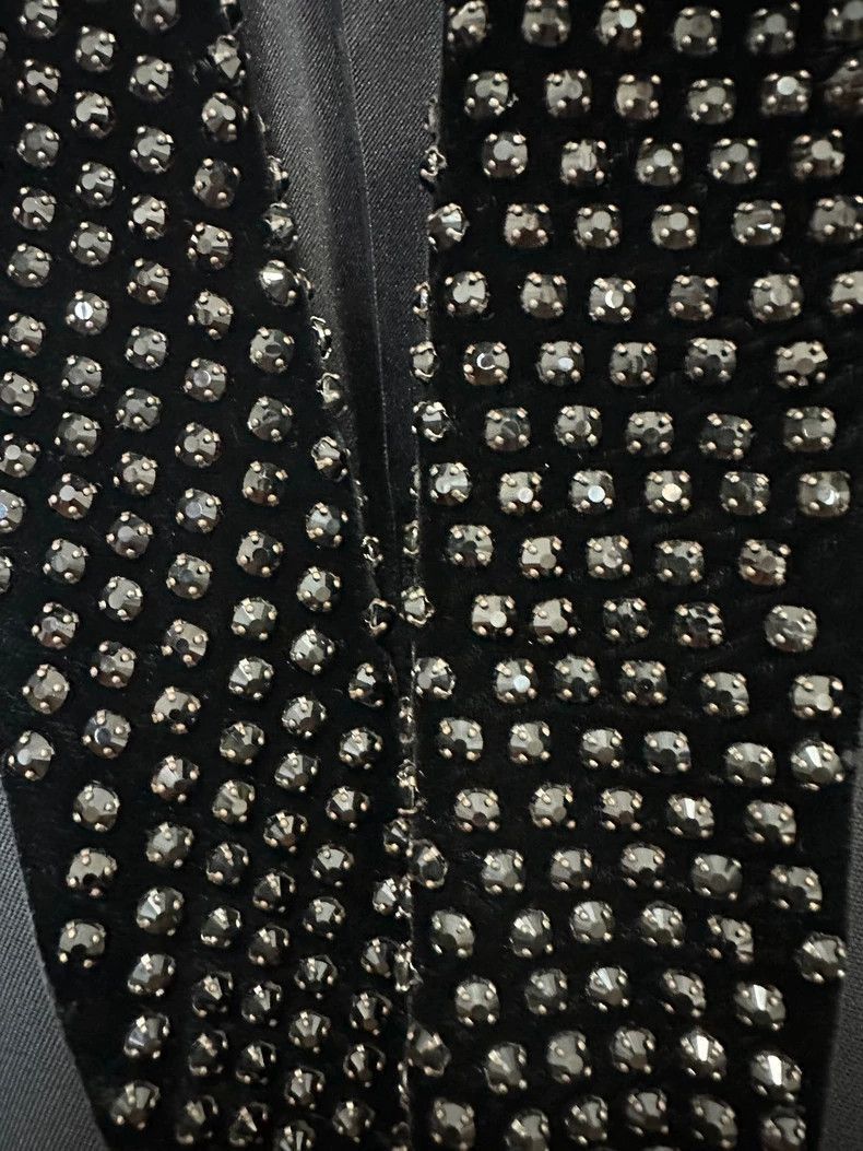 Saint Laurent Paris Saint Laurent Paris Heavy industry diamond studded suit jac Size US M / EU 48-50 / 2 - 3 Thumbnail
