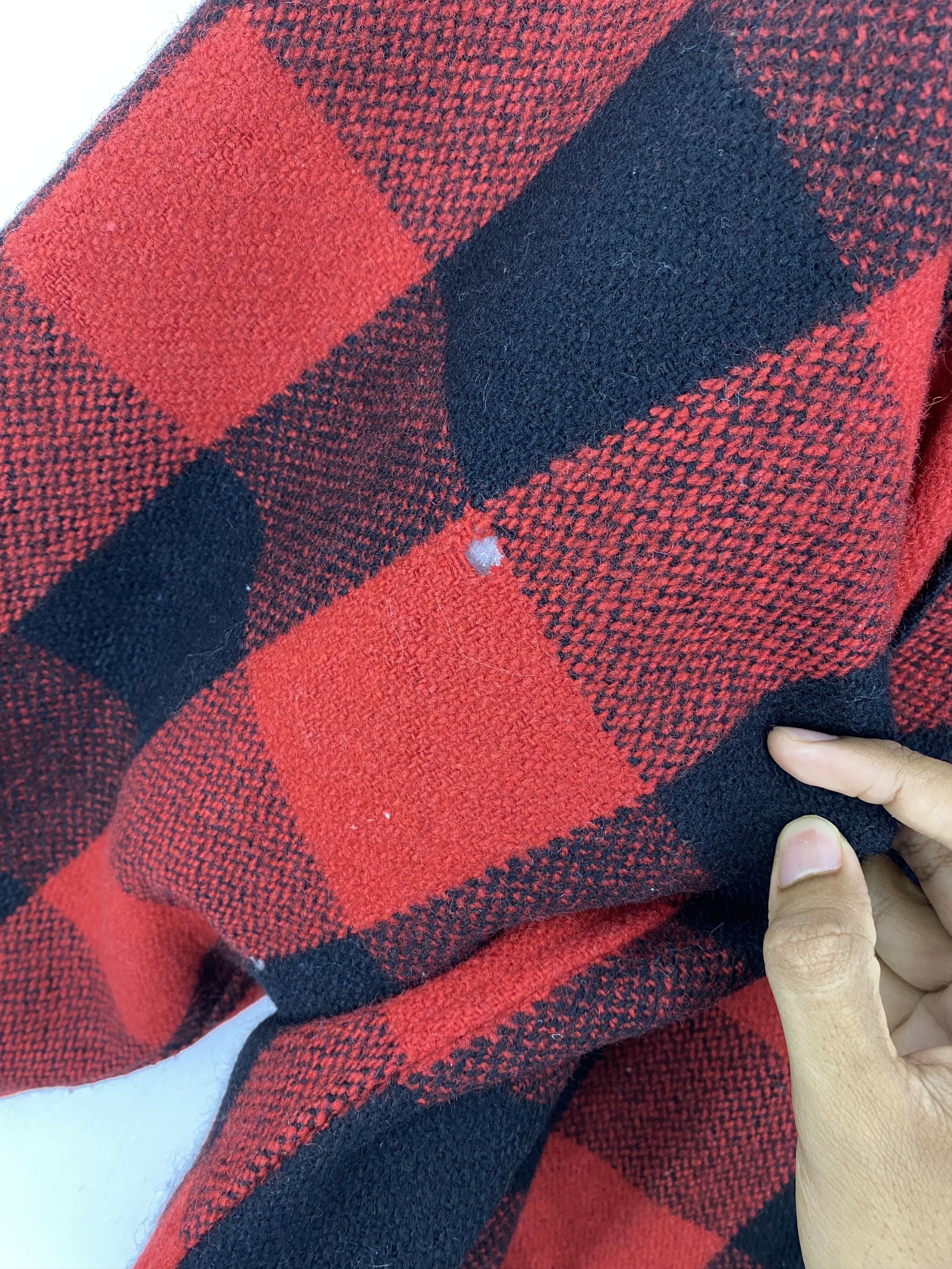 If Six Was Nine Vintage John Bull Shadow Plaid Zipper Flannel Jacket MJ0056 Size US L / EU 52-54 / 3 - 12 Thumbnail