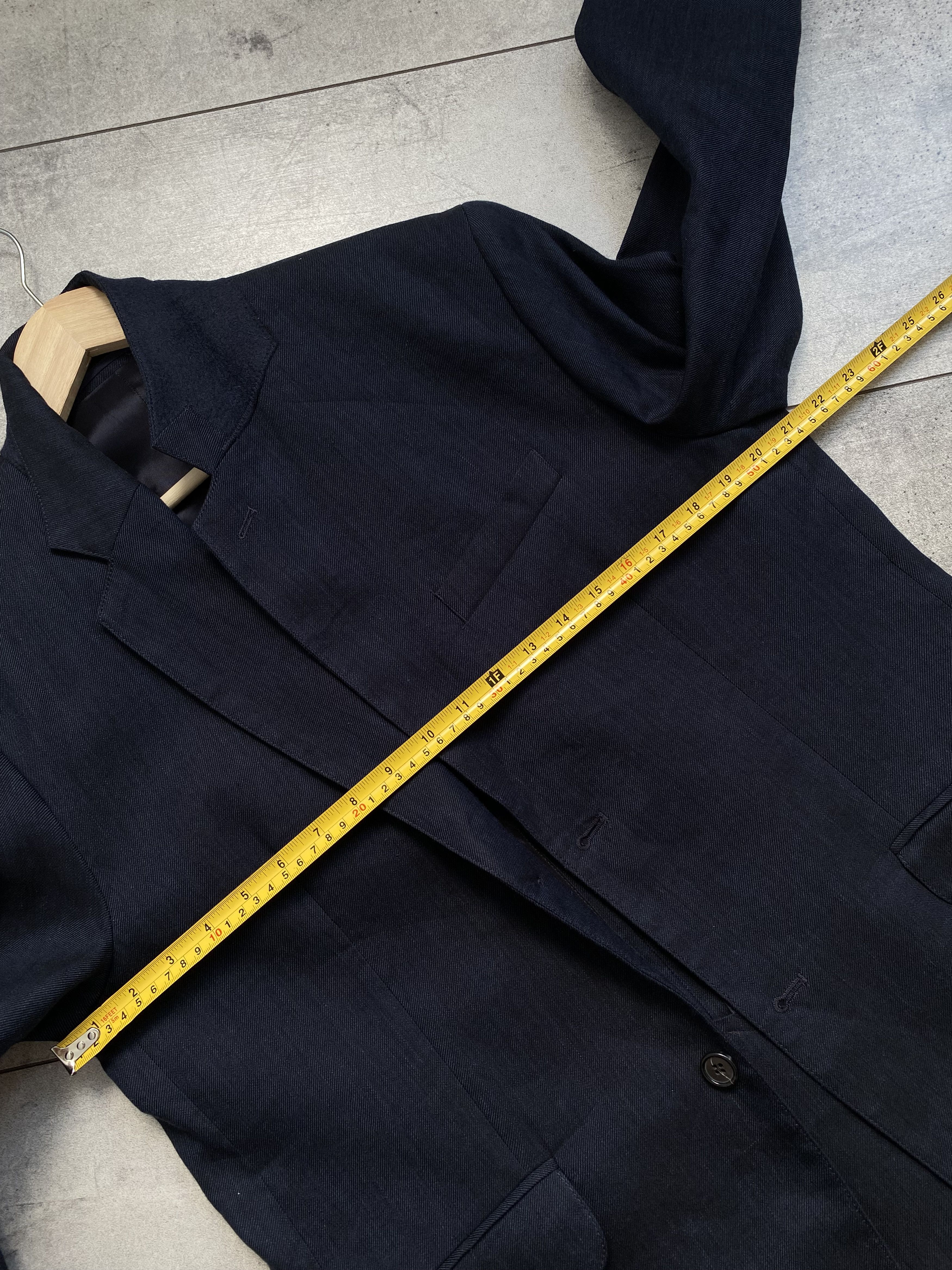 Arket ARKET Modern Cotton / True Hemp Navy Blazer Size 50R - 16 Thumbnail