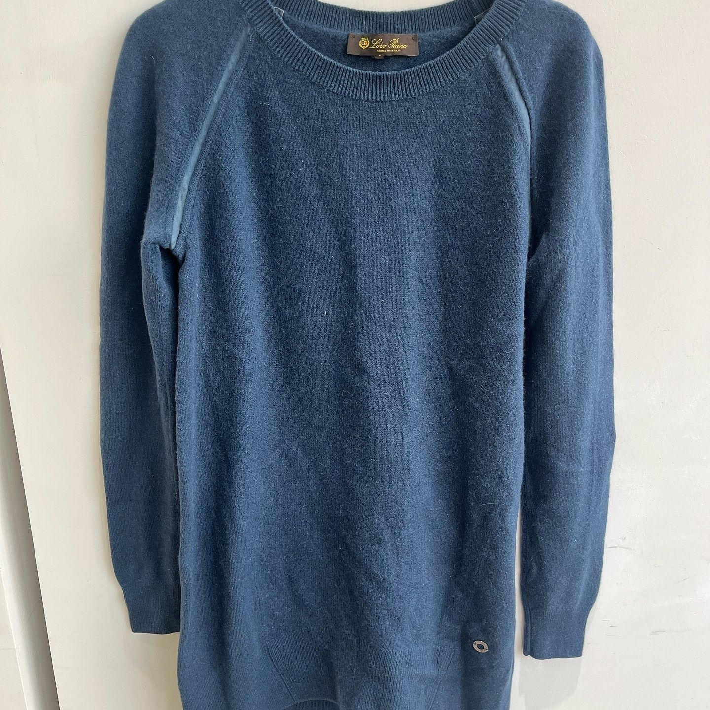 Loro Piana Loro Piana Cashmere Knit Sweater Blue Size XXS Size US S / EU 44-46 / 1 - 1 Thumbnail