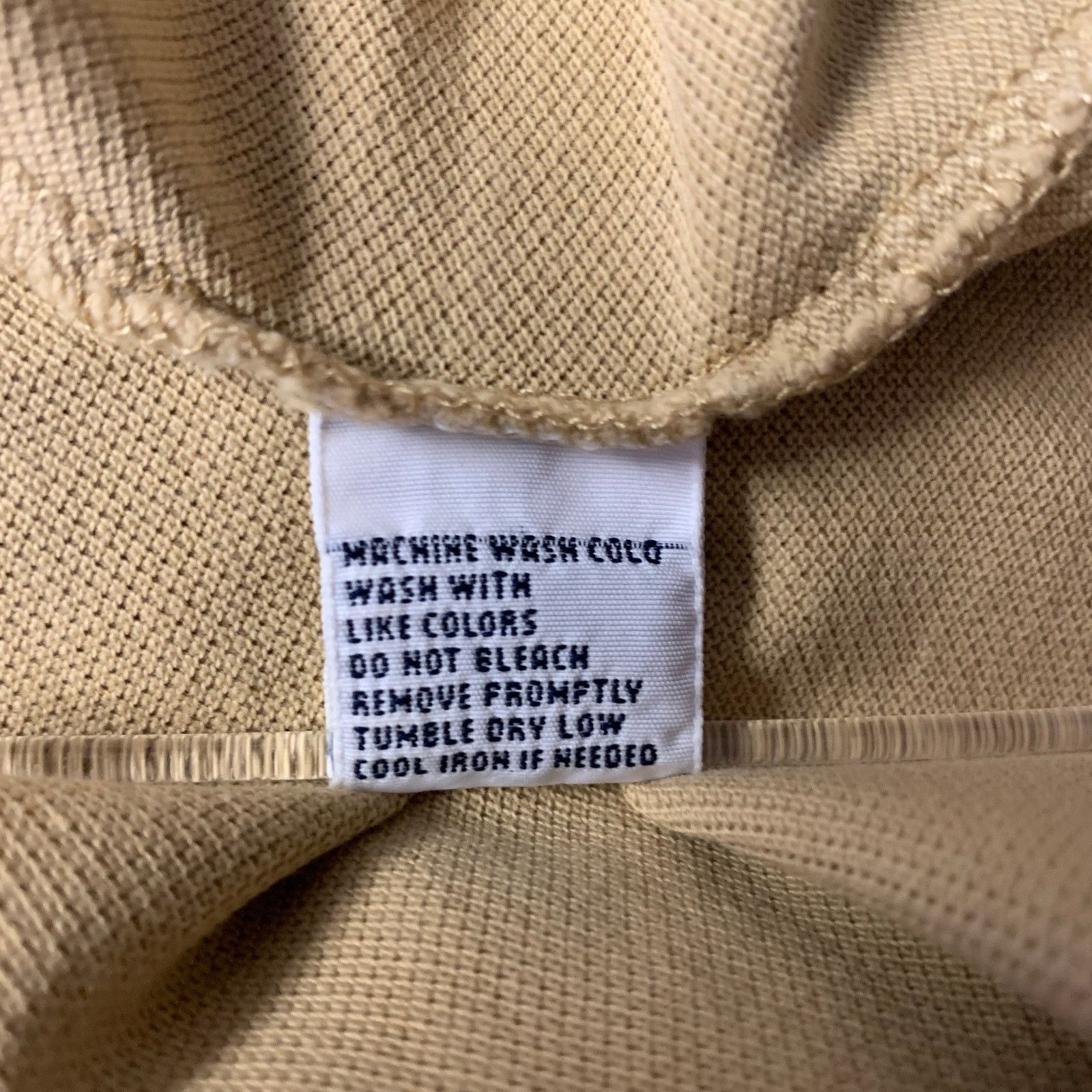 Ralph Lauren RALPH LAUREN Size S Khaki Brown Logo Cotton Ribbed Polo Size US S / EU 44-46 / 1 - 5 Thumbnail
