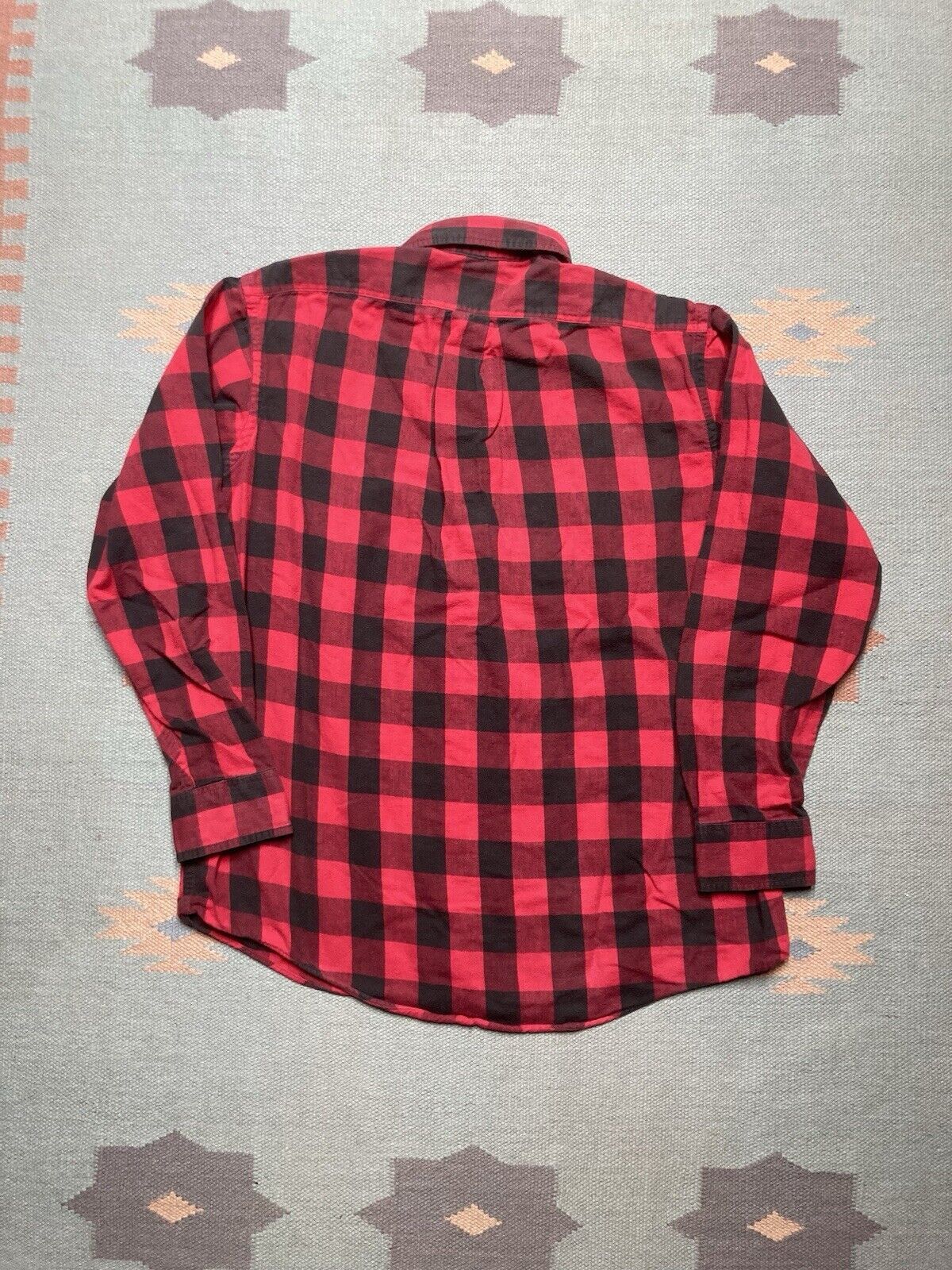 Eddie Bauer × Vintage Eddie Bauer flannel shirt brushed cotton snap buffalo XL Size US XL / EU 56 / 4 - 5 Thumbnail