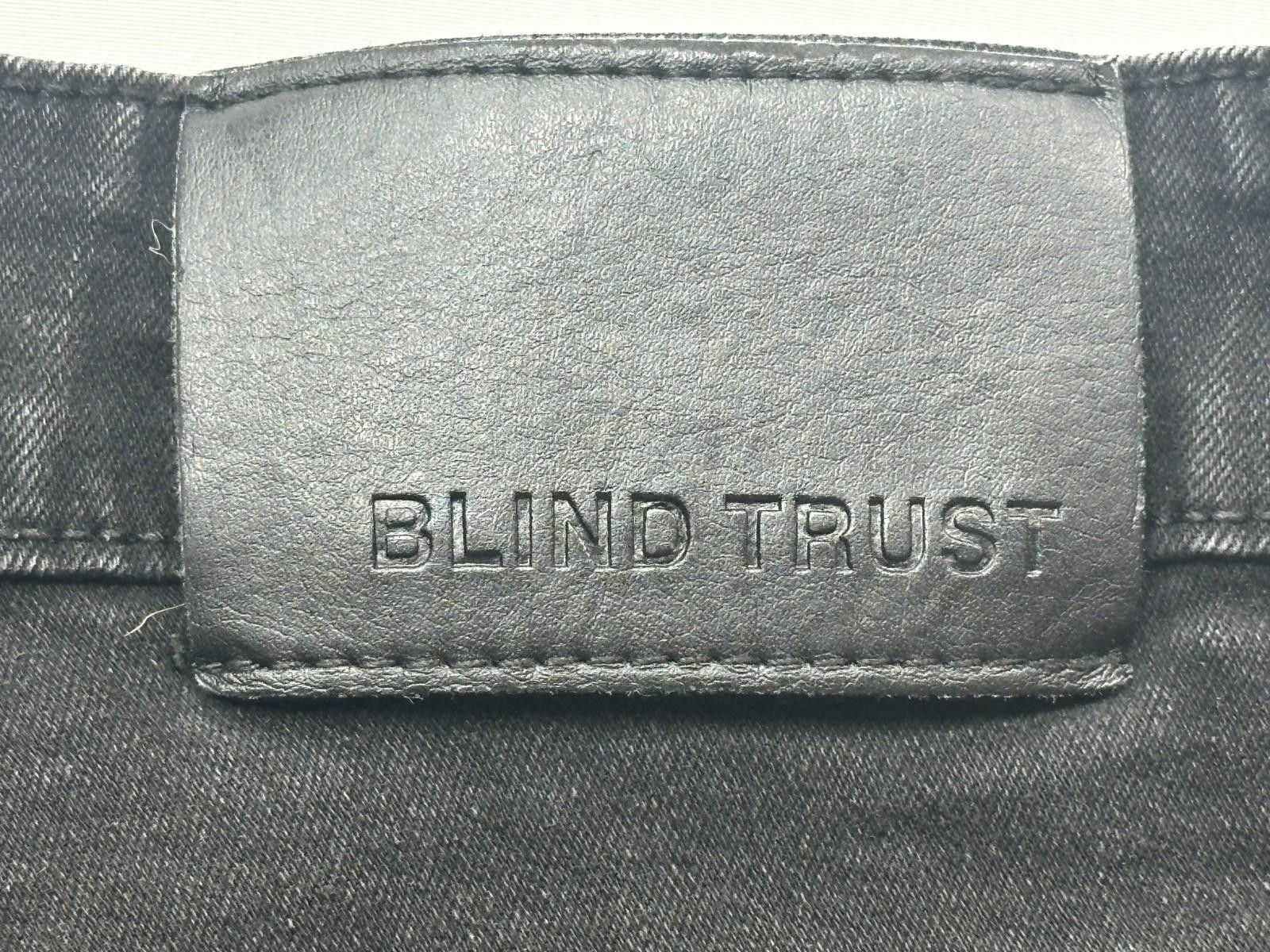 Other Blind Trust Straight Leg Denim Jeans Black Men's 40/32 Size US 40 / EU 56 - 8 Thumbnail