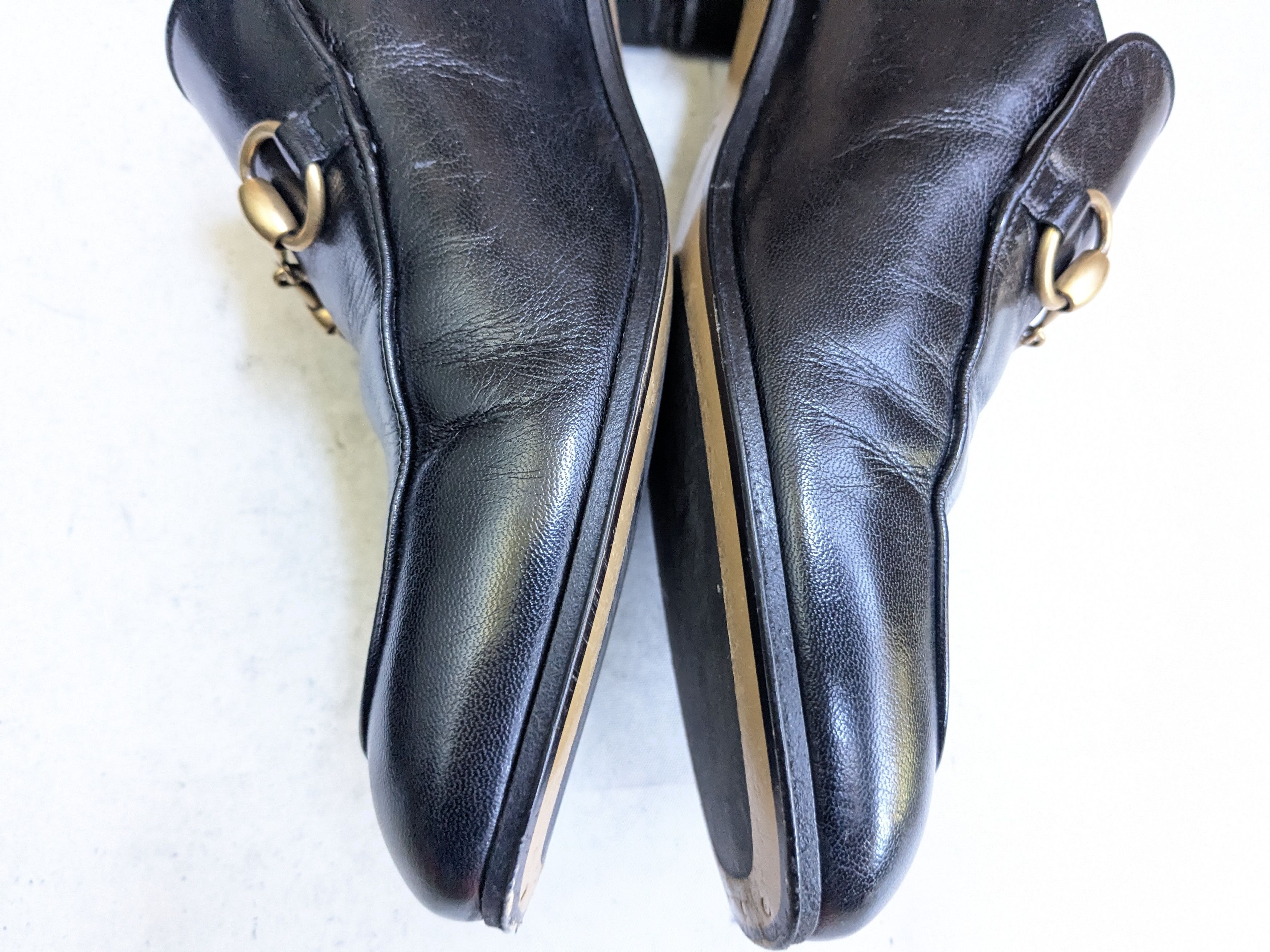 Gucci Gucci Horsebit Loafers Black 9.5 Low Tops Snaffle Size US 9.5 / EU 42-43 - 7 Thumbnail