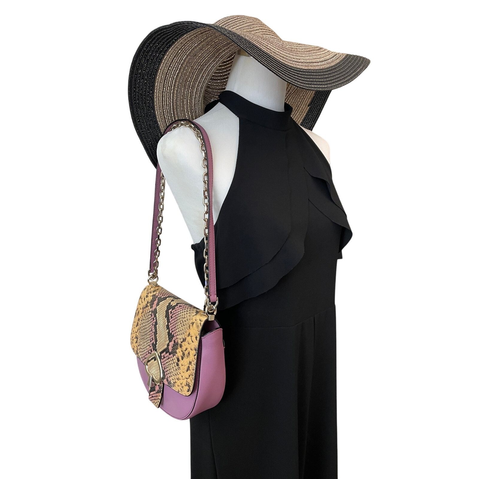 Kate Spade Kate Spade Robyn Exotic Leather Saddle Bag Dust Bag EUC Size ONE SIZE - 7 Thumbnail