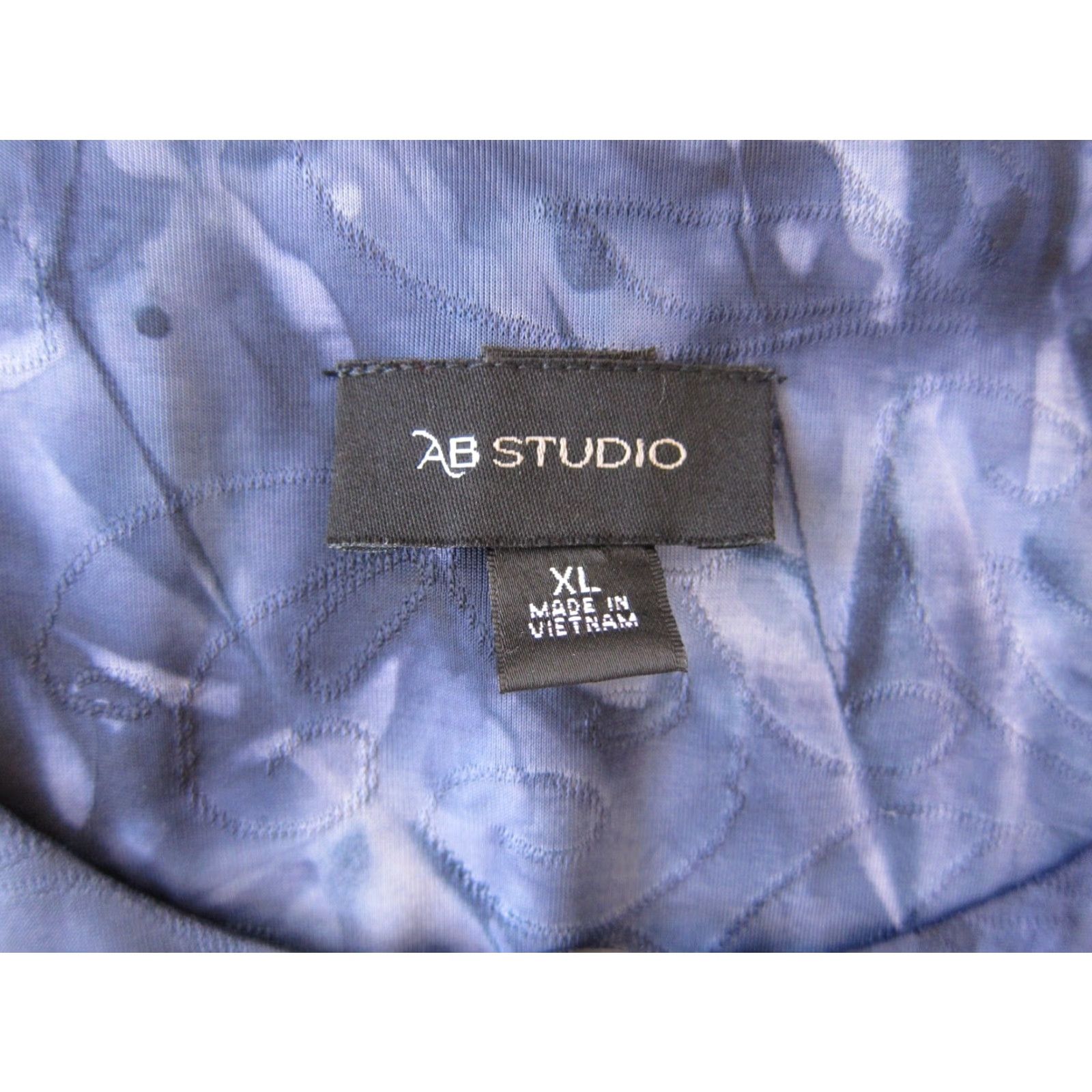 Vintage VINTAGE AB Studio Purple Stretch Tie Dye Sleeveless Shift A-Line Sheath Tunic Dress XL Size XL / US 12-14 / IT 48-50 - 5 Thumbnail