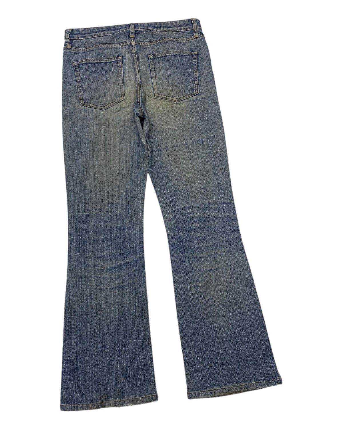 Japanese Brand VINTAGE UNIQLO DISTRESSED DENIM FLARE UNDERCOVER STYLE Size US 30 / EU 46 - 4 Thumbnail