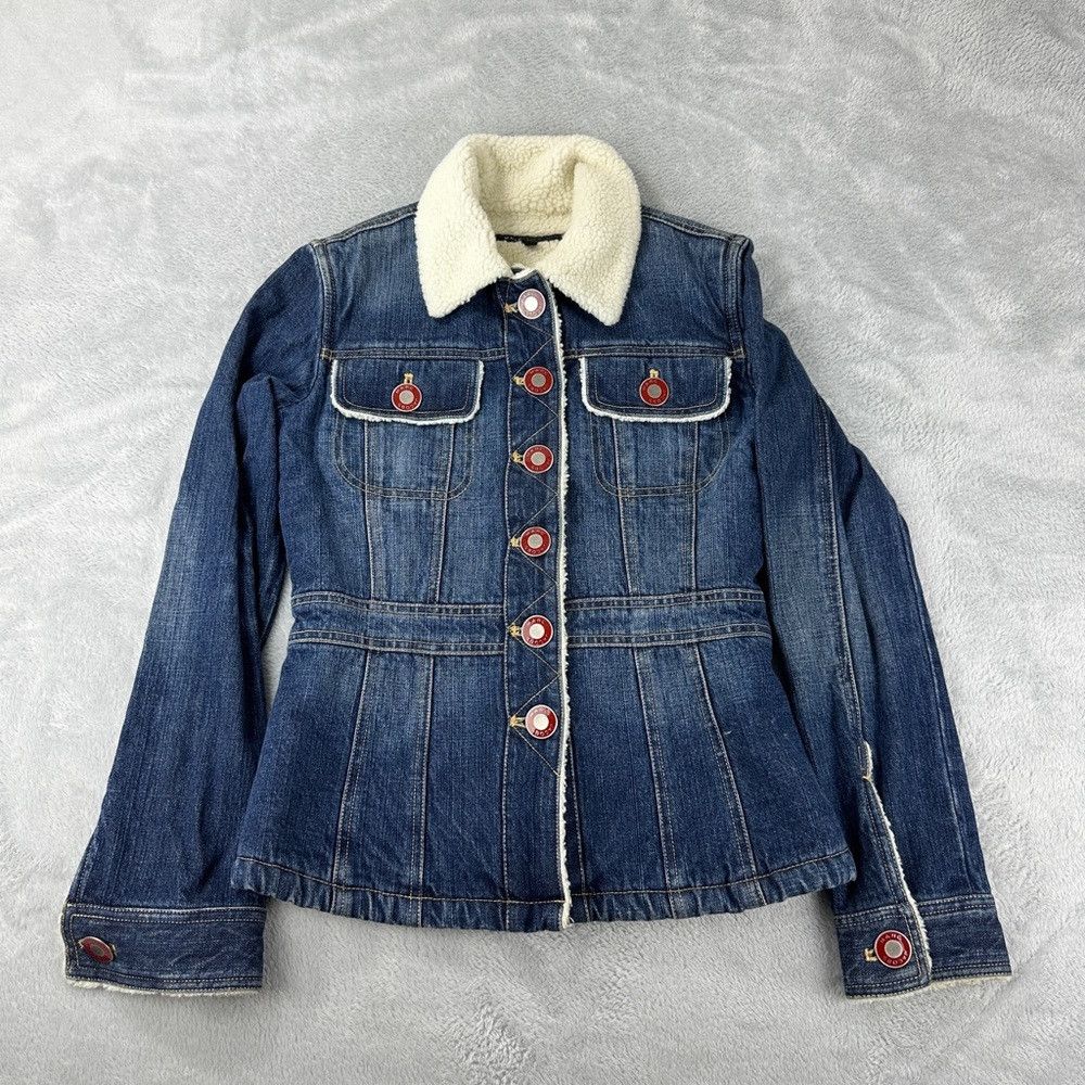 Marc Jacobs Marc Jacobs Vintage Denim Sherpa Jacket Women’s Size S Size S / US 4 / IT 40 - 1 Thumbnail