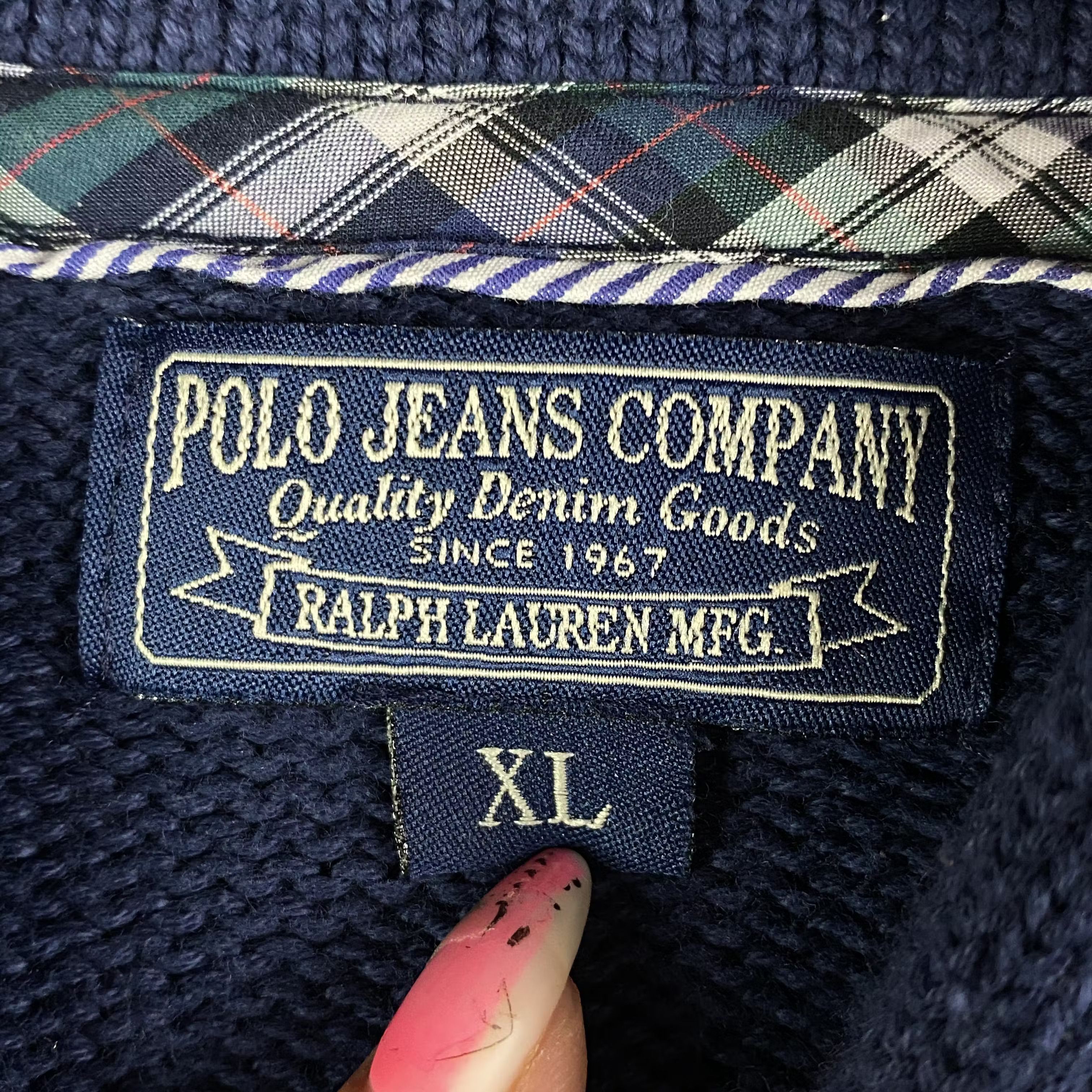 Polo Ralph Lauren × Ralph Lauren × Vintage Mens Jumper Polo Jeans Company Ralph Lauren Vintage Size XL Size US XL / EU 56 / 4 - 5 Thumbnail