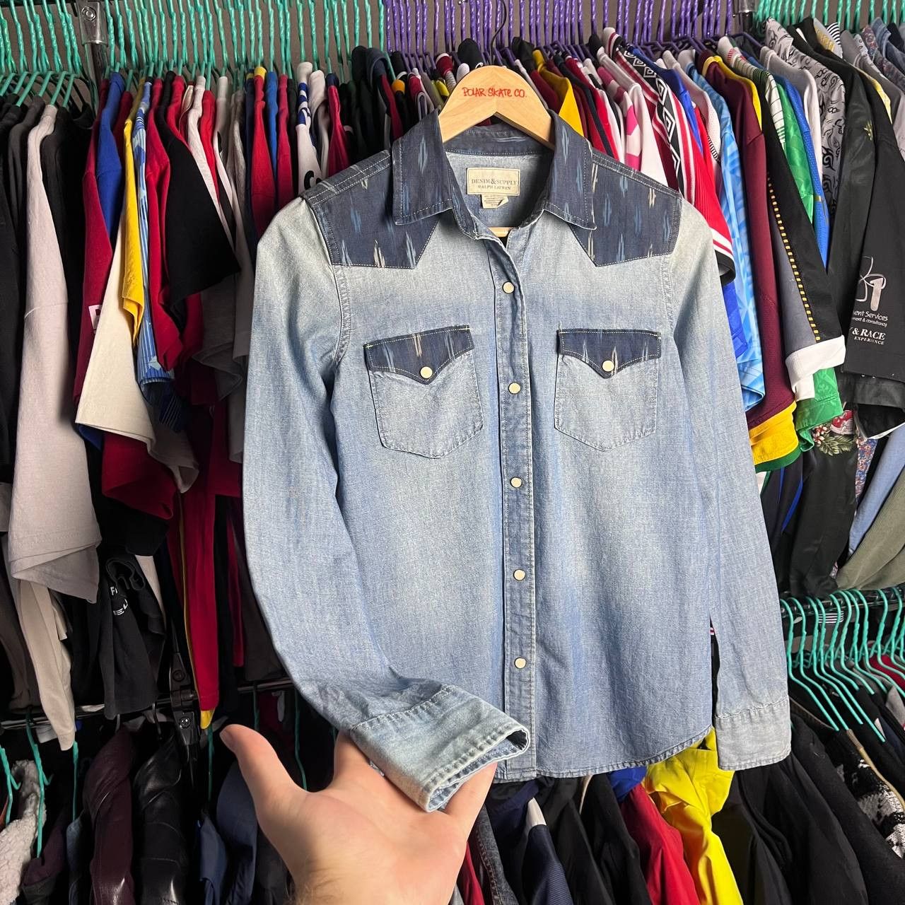 Denim & Supply Ralph Lauren Ralph Lauren Denim Supply Western Aztec Button Shirt Size S / US 4 / IT 40 - 3 Thumbnail