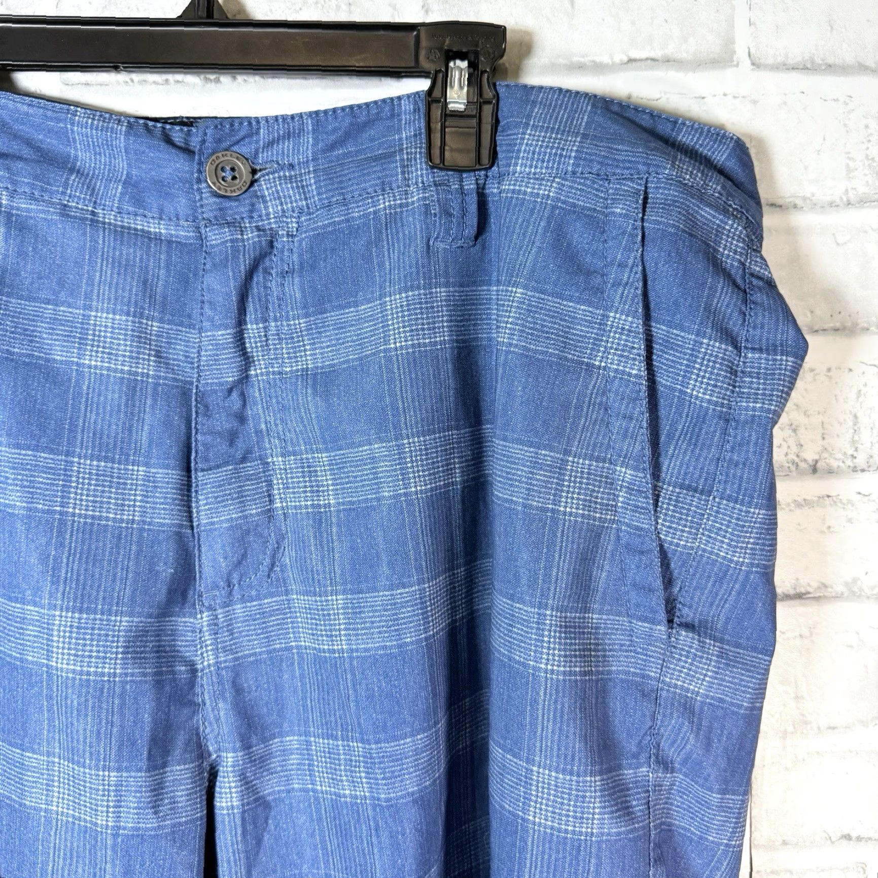 Oakley Oakley Shorts Mens Size 36 Athletic Blue Plaid Chino Golf Regular Fit Size US 36 / EU 52 - 2 Thumbnail