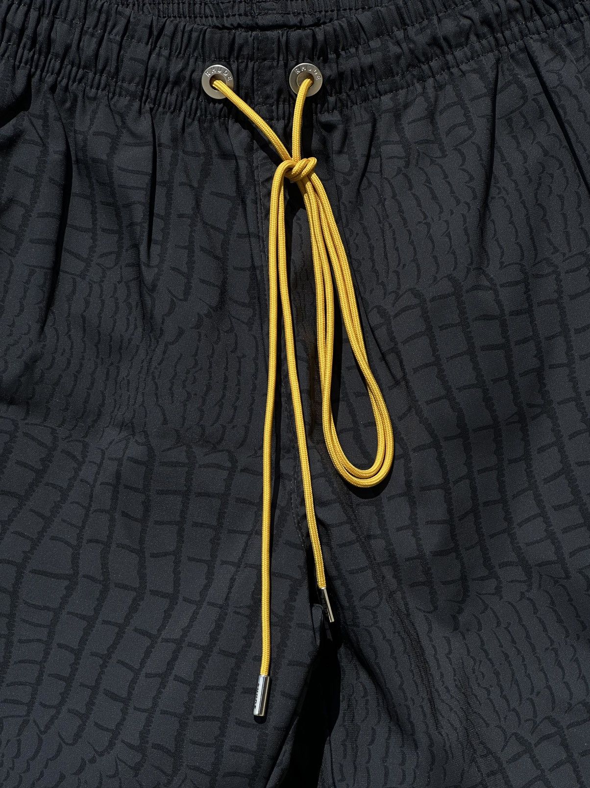 Rhude Rhude Black Crocodile Print Swim Shorts Size Small Size US 30 / EU 46 - 2 Thumbnail