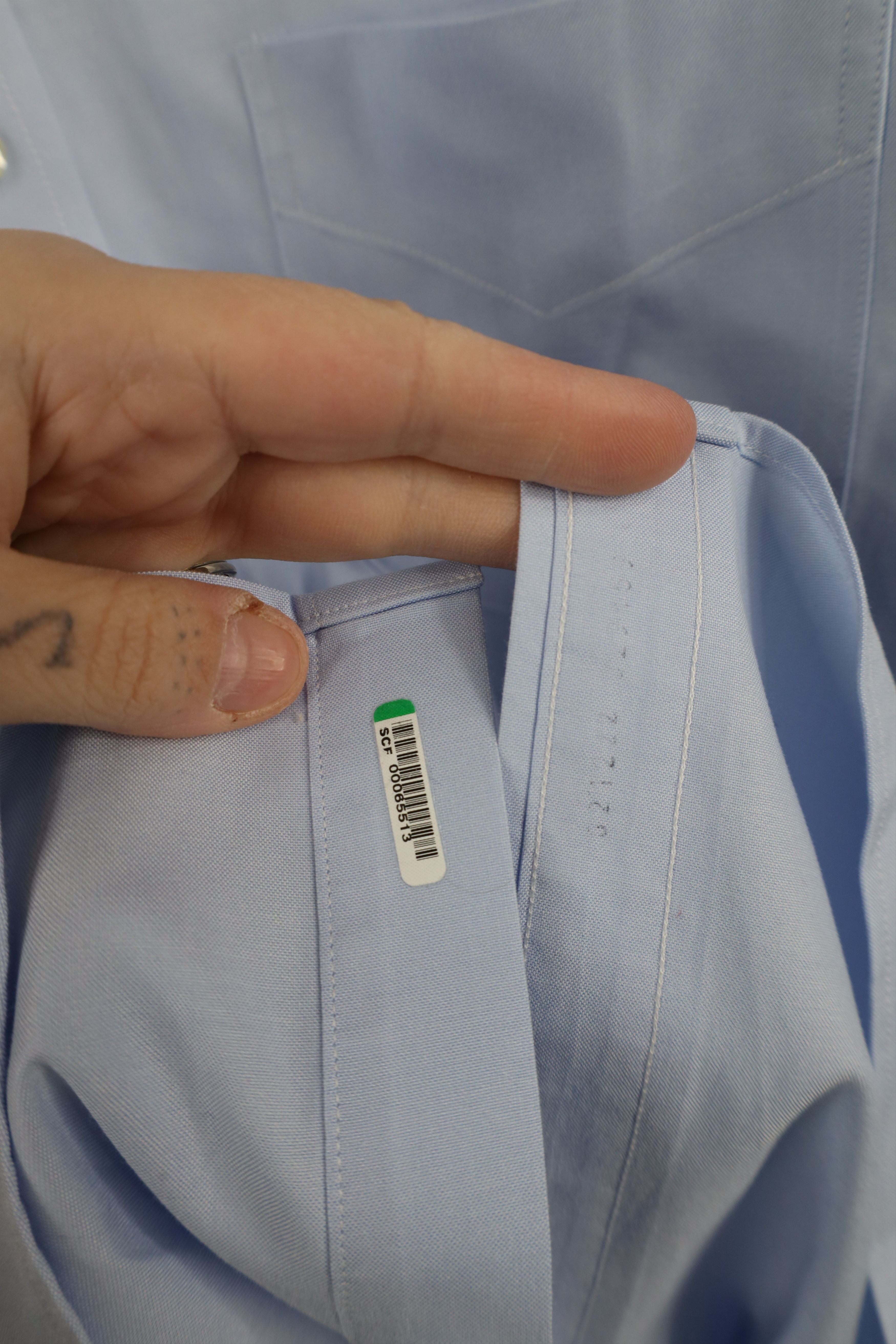 Brooks Brothers × Vintage Vintage 90s Brooks Brothers Cotton Button Shirt OCBD Blue Size US M / EU 48-50 / 2 - 6 Thumbnail