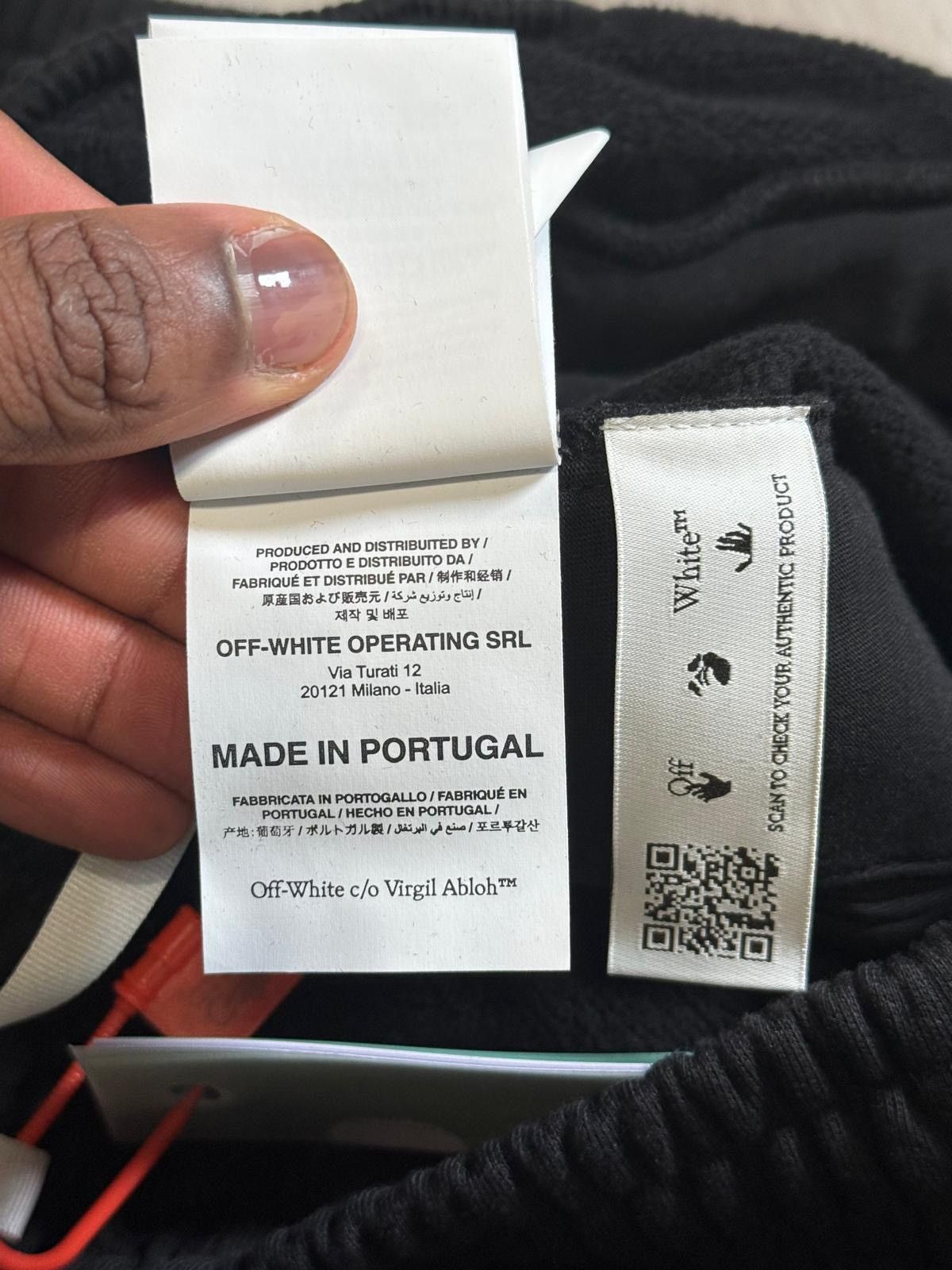 Off-White Off White Hand Logo Sweatpants Size US 34 / EU 50 - 6 Thumbnail