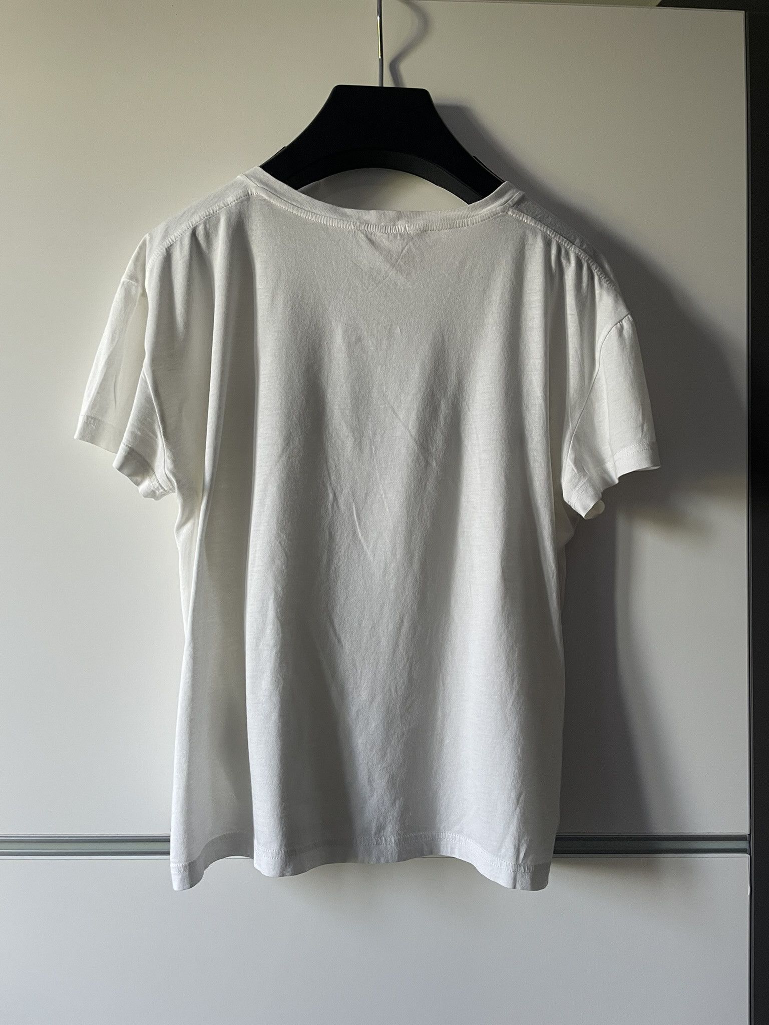 Celine Celine White Logo T Shirt Size L / US 10 / IT 46 - 2 Thumbnail