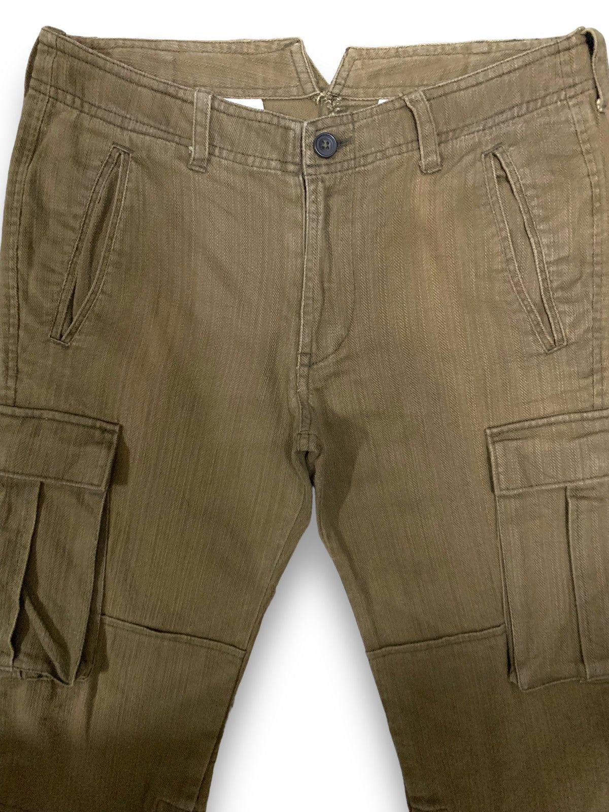 Takeo Kikuchi Vintage Takeo Kikuchi Multi-pockets Tactical 3/4 Cargo Jeans Size US 32 / EU 48 - 4 Thumbnail
