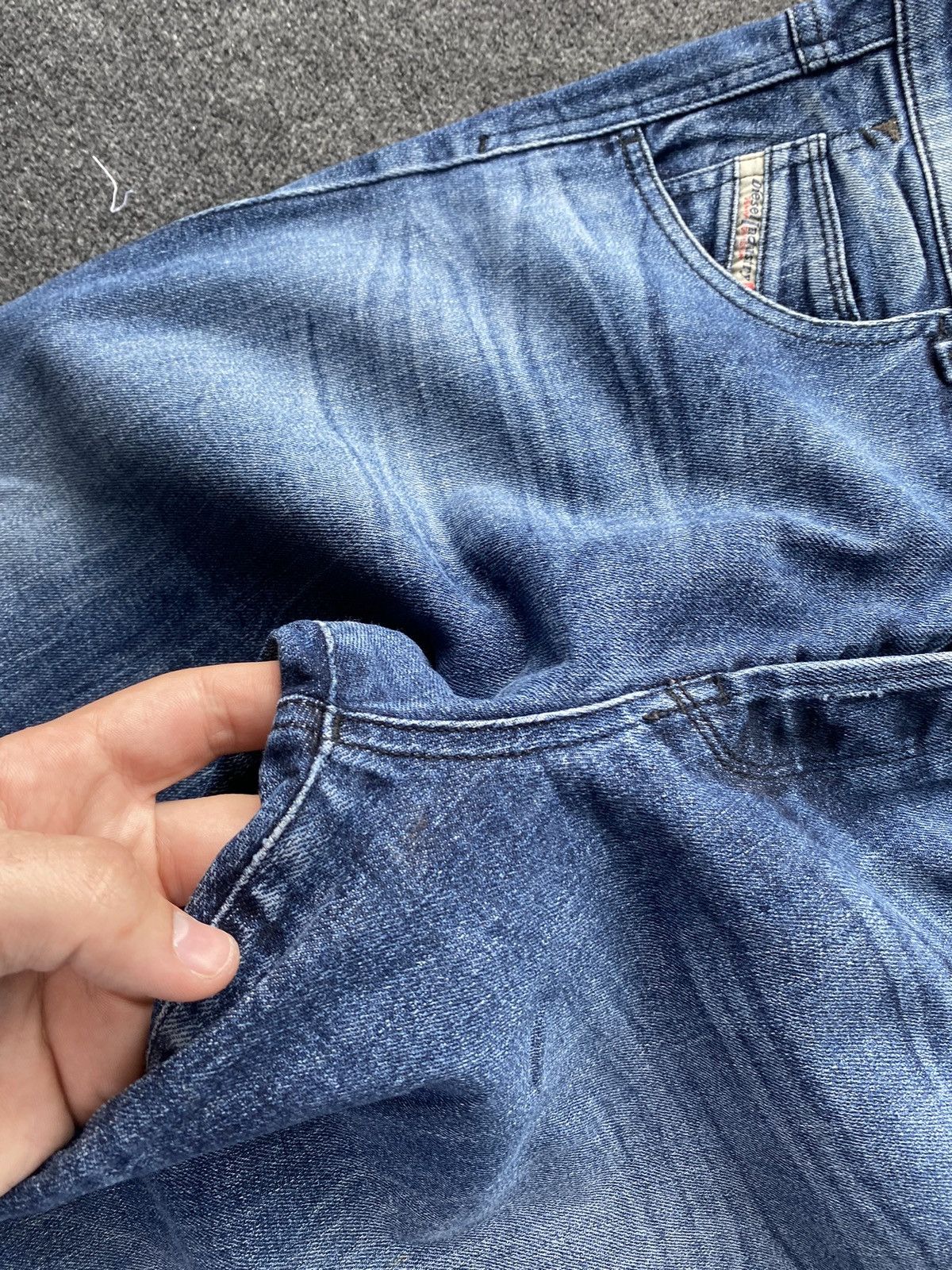 Diesel 🔥Opium Punk Diesel blue women jeans debi 31 tapered Size 31" - 17 Thumbnail