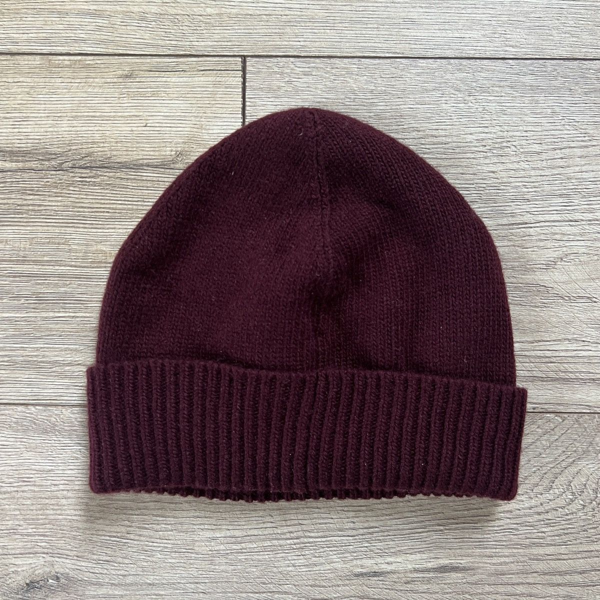 Moncler Moncler Wool Beanie Hat Burgundy Size ONE SIZE - 4 Thumbnail